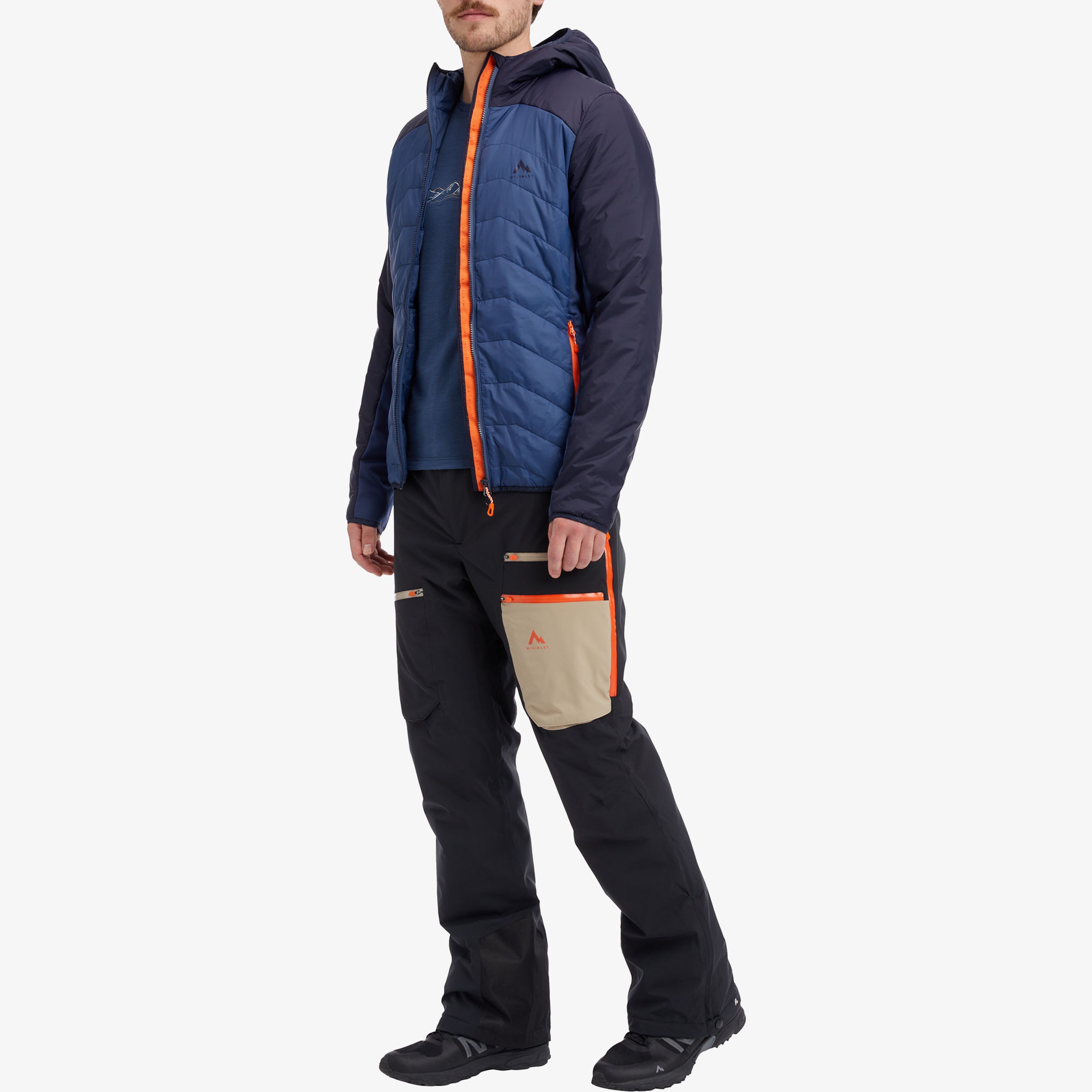 Mc Kinley Savanna Fleece Hyb Erkek Lacivert Outdoor Mont