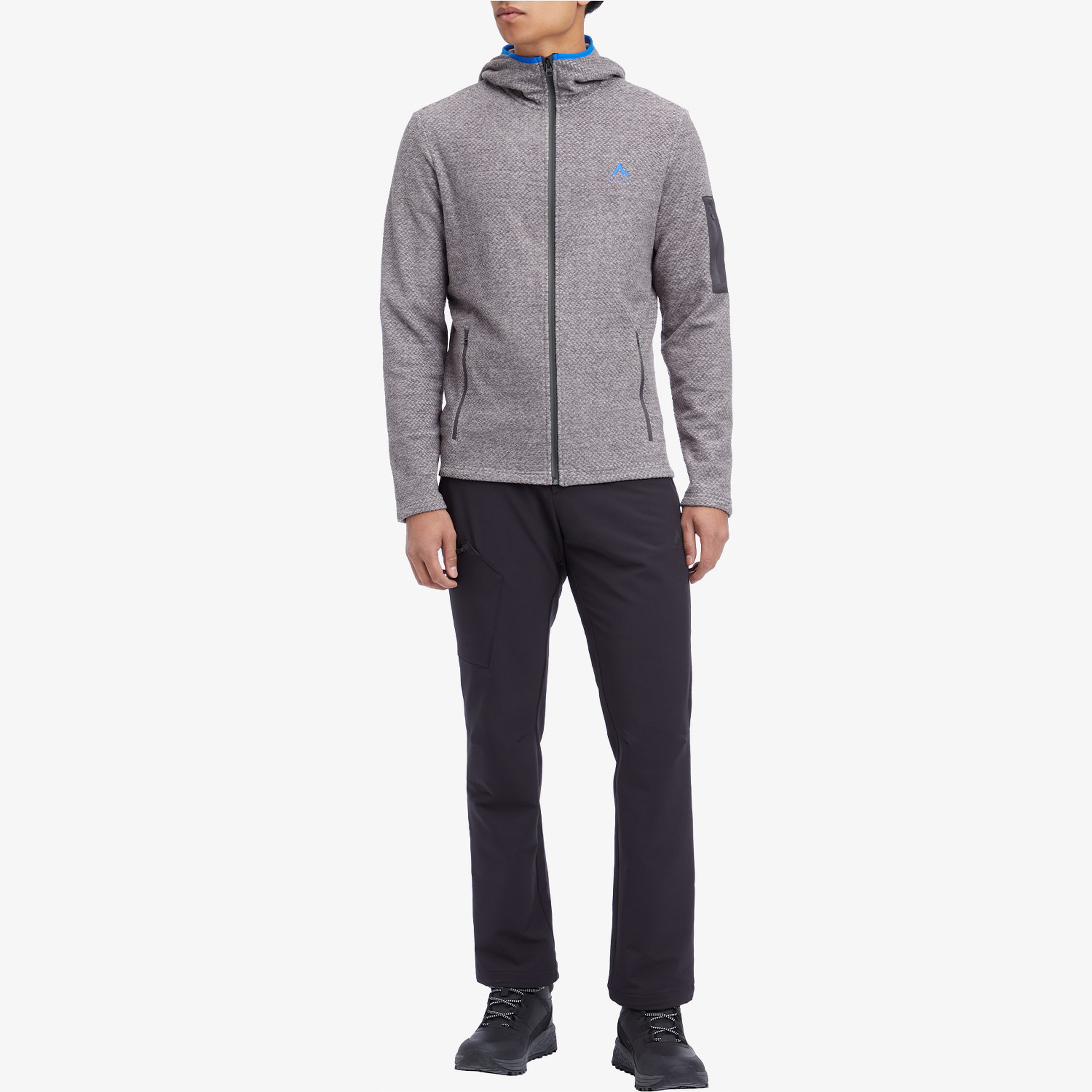 Mc Kinley Hucture II Fz Erkek Gri Outdoor Sweatshirt