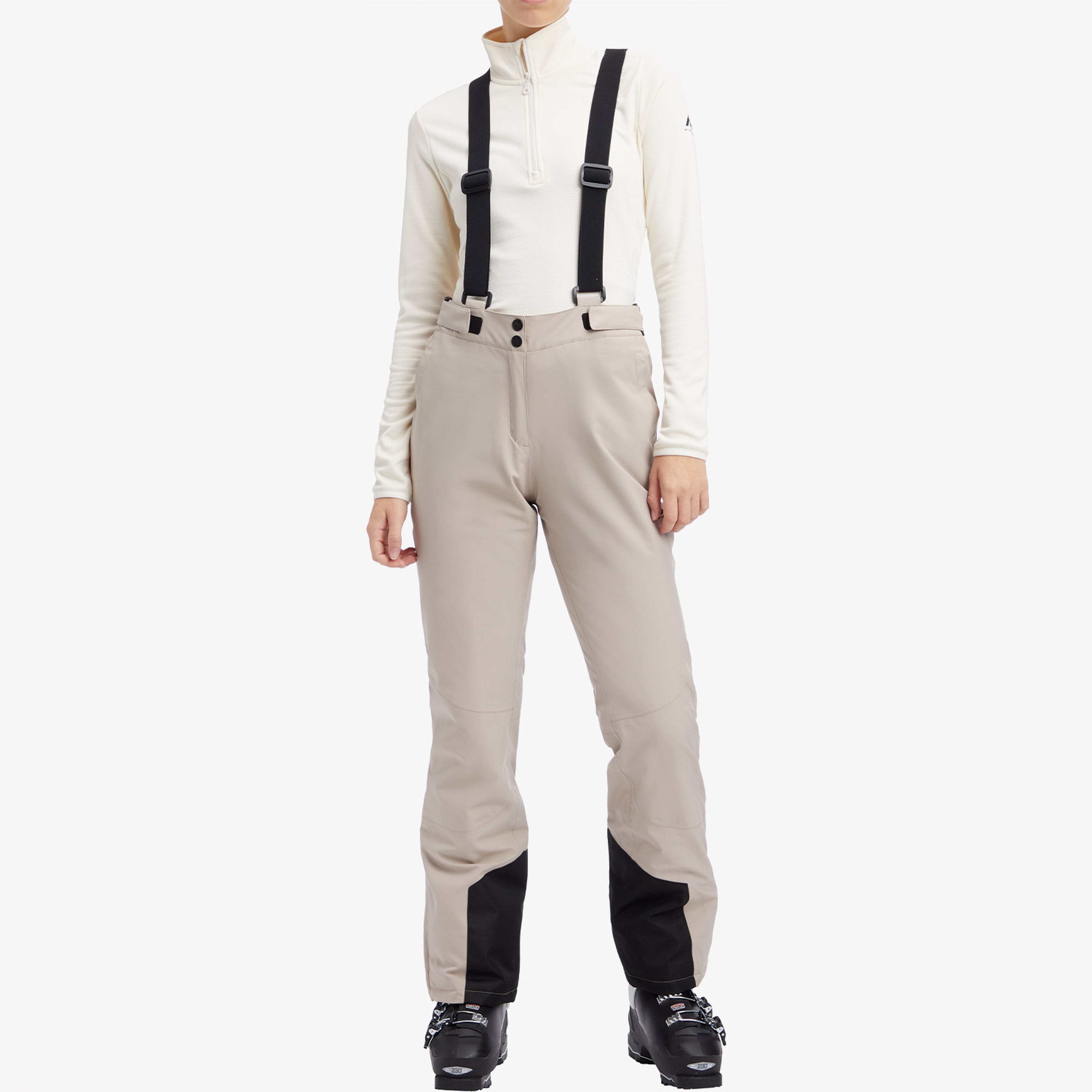 McKinley Andrea 1/2 Zip Kadın Krem Outdoor Polar