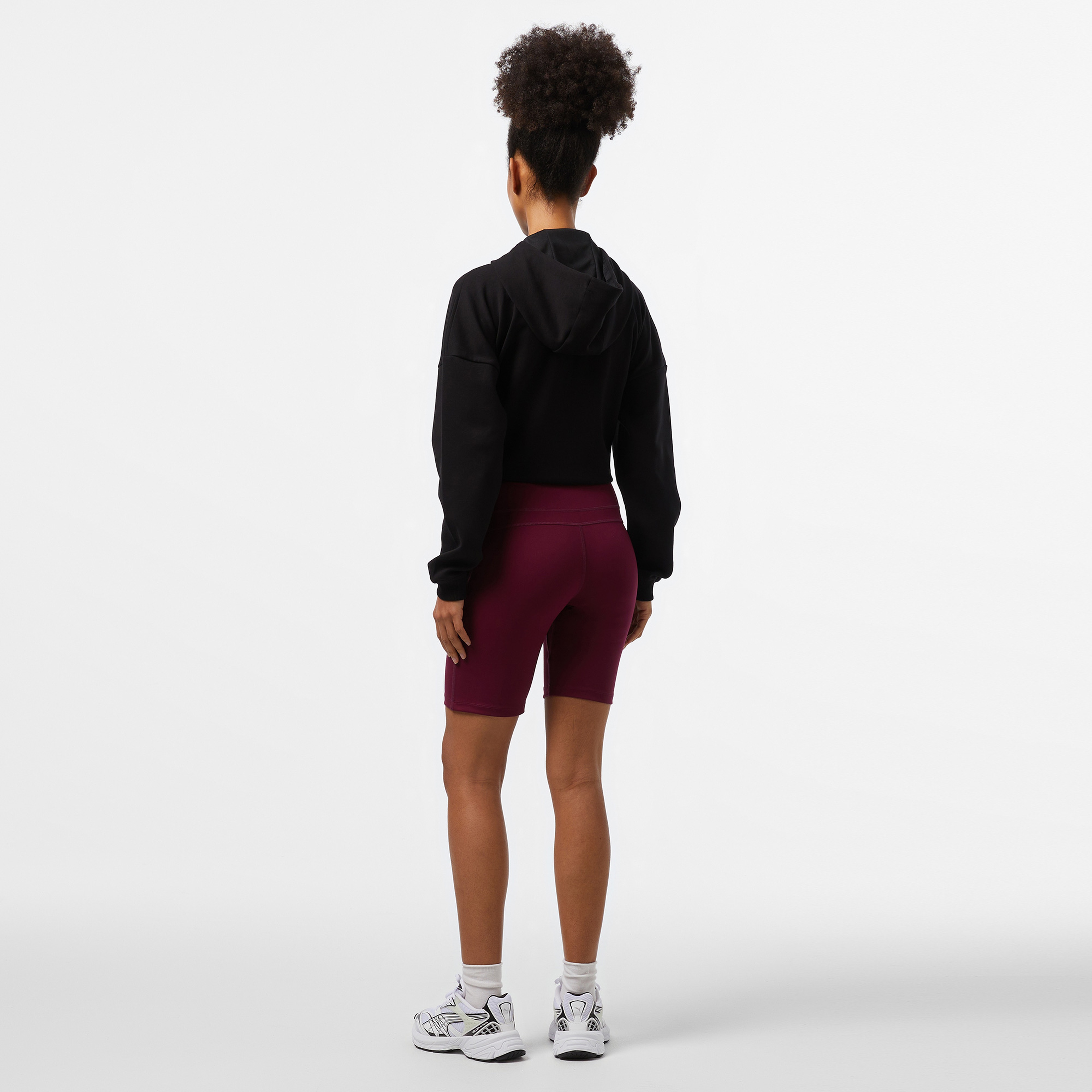 UNITED4 Sport Kadın Bordo Kısa Antrenman Taytı