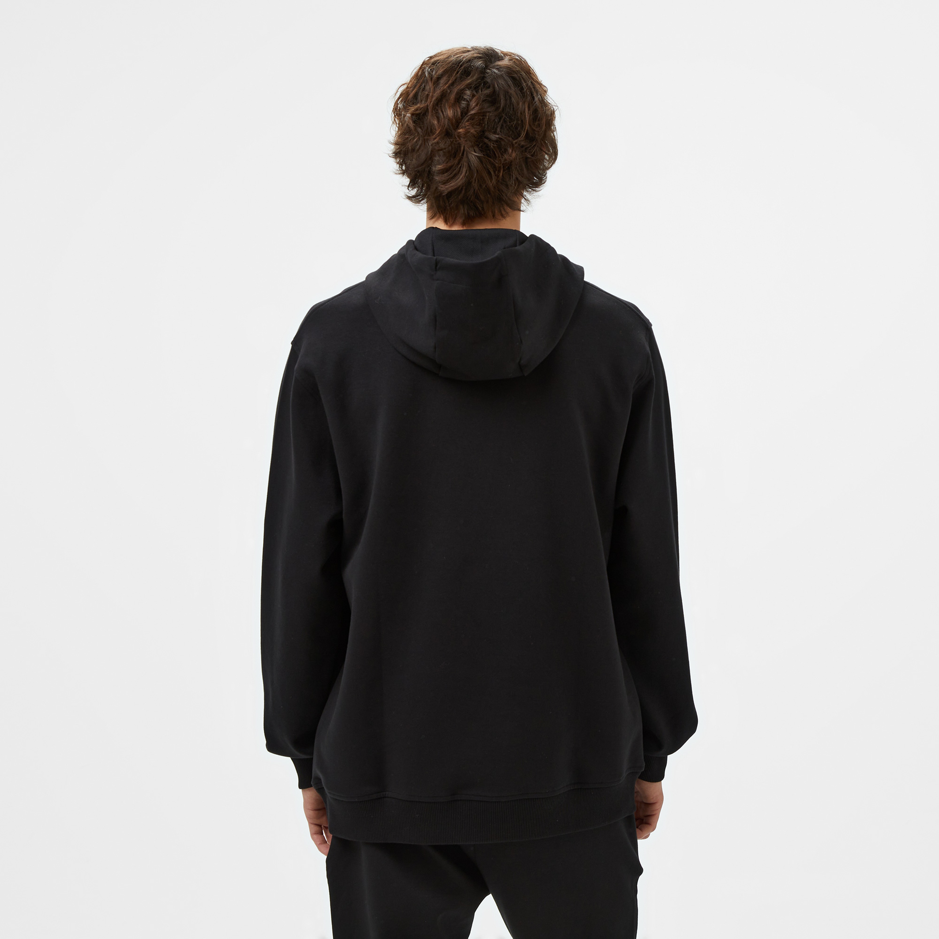 UNITED4 Sport Erkek Siyah Antrenman Sweatshirt