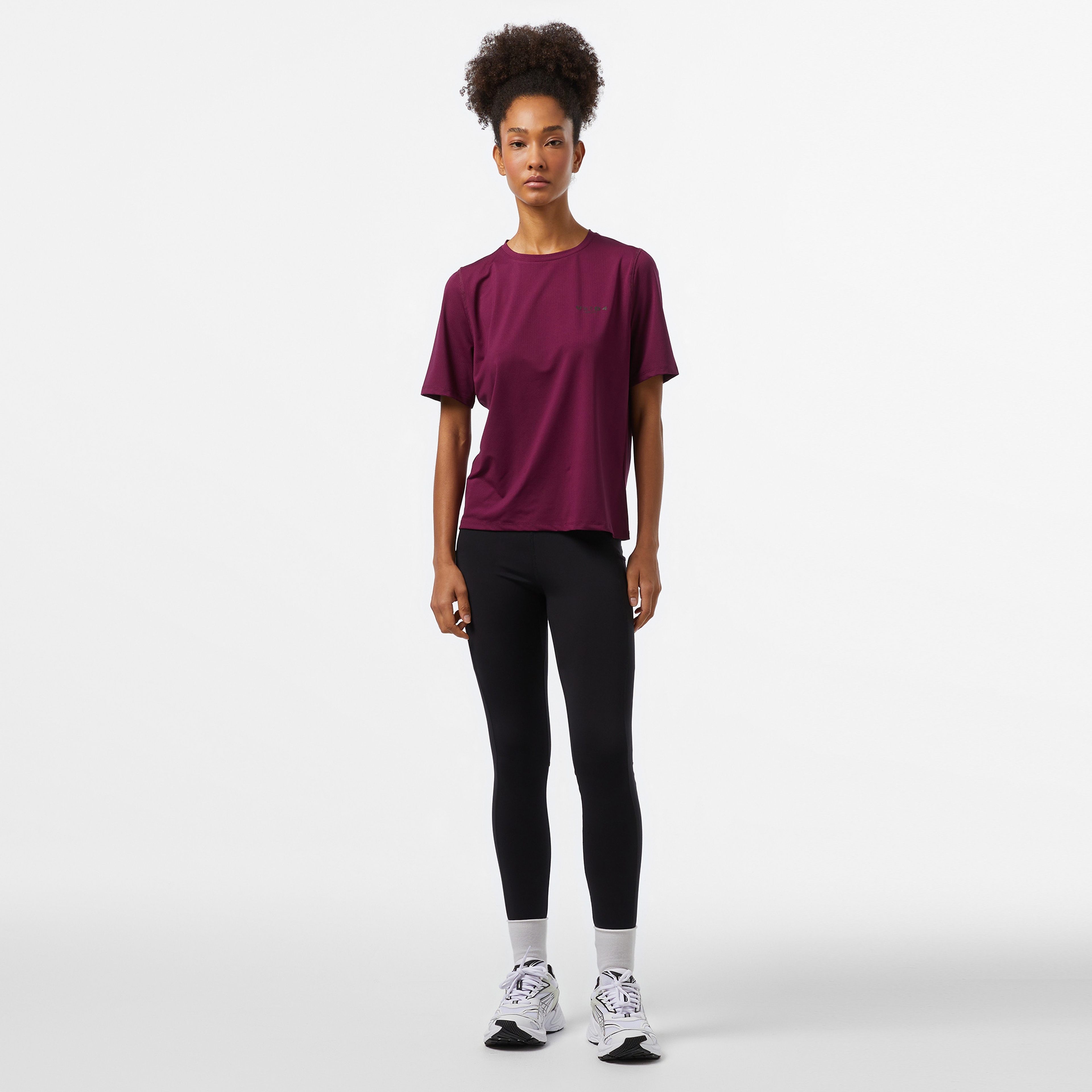 UNITED4 Sport Kadın Bordo T-Shirt