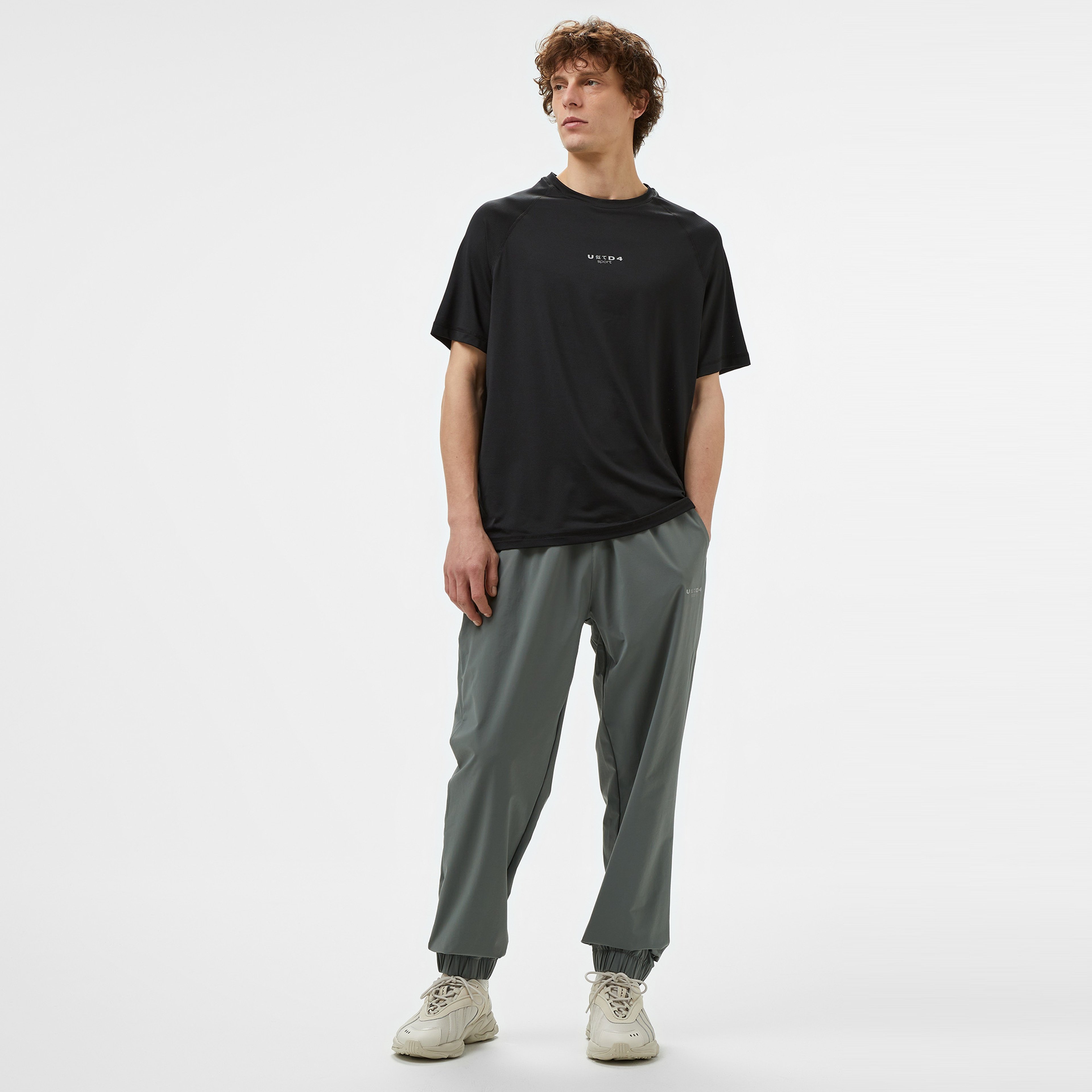 UNITED4 Erkek Siyah T-Shirt