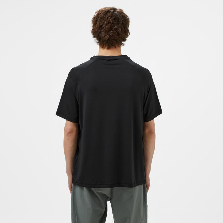 UNITED4 Erkek Siyah T-Shirt