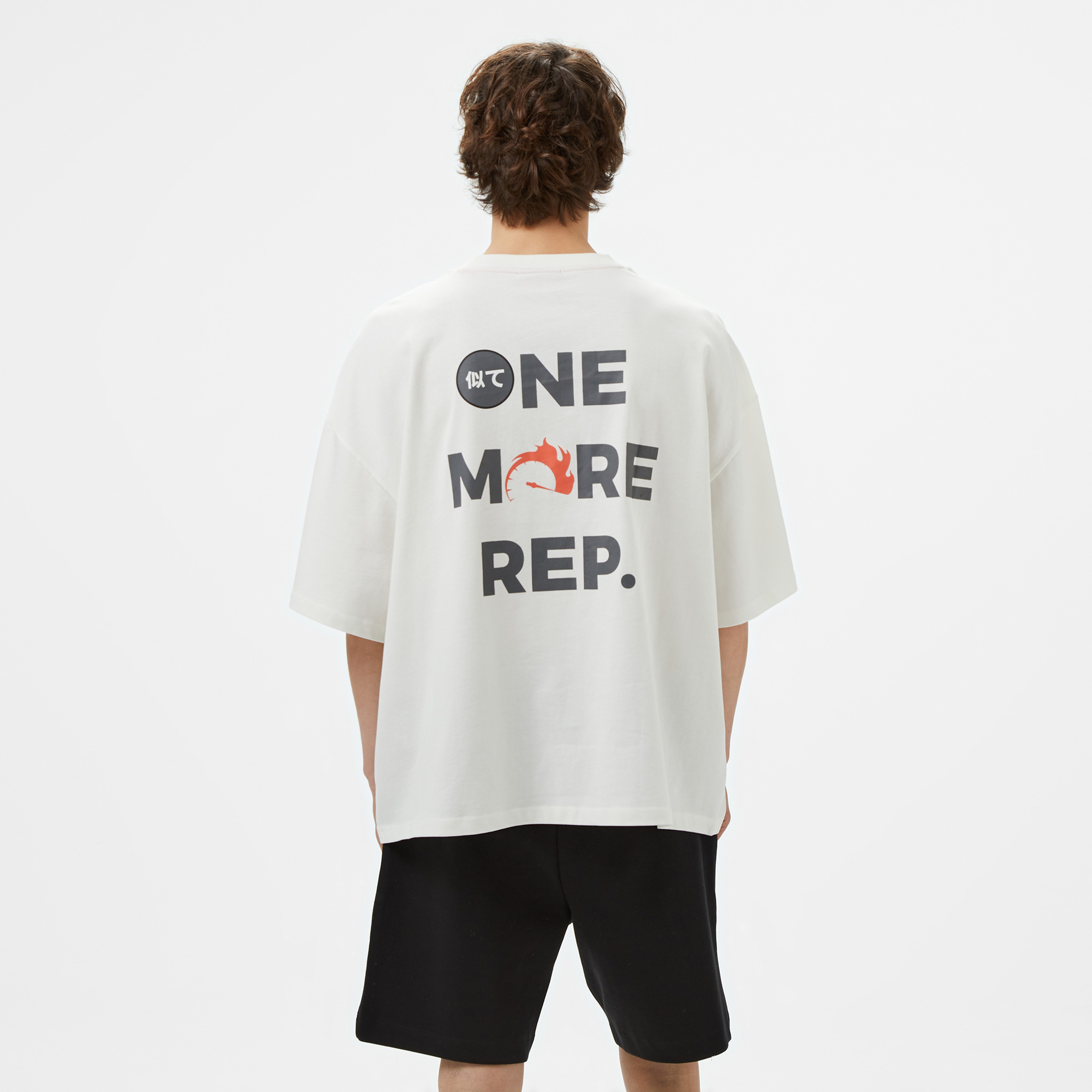 UNITED4 Sport Erkek Beyaz Antrenman T-Shirt