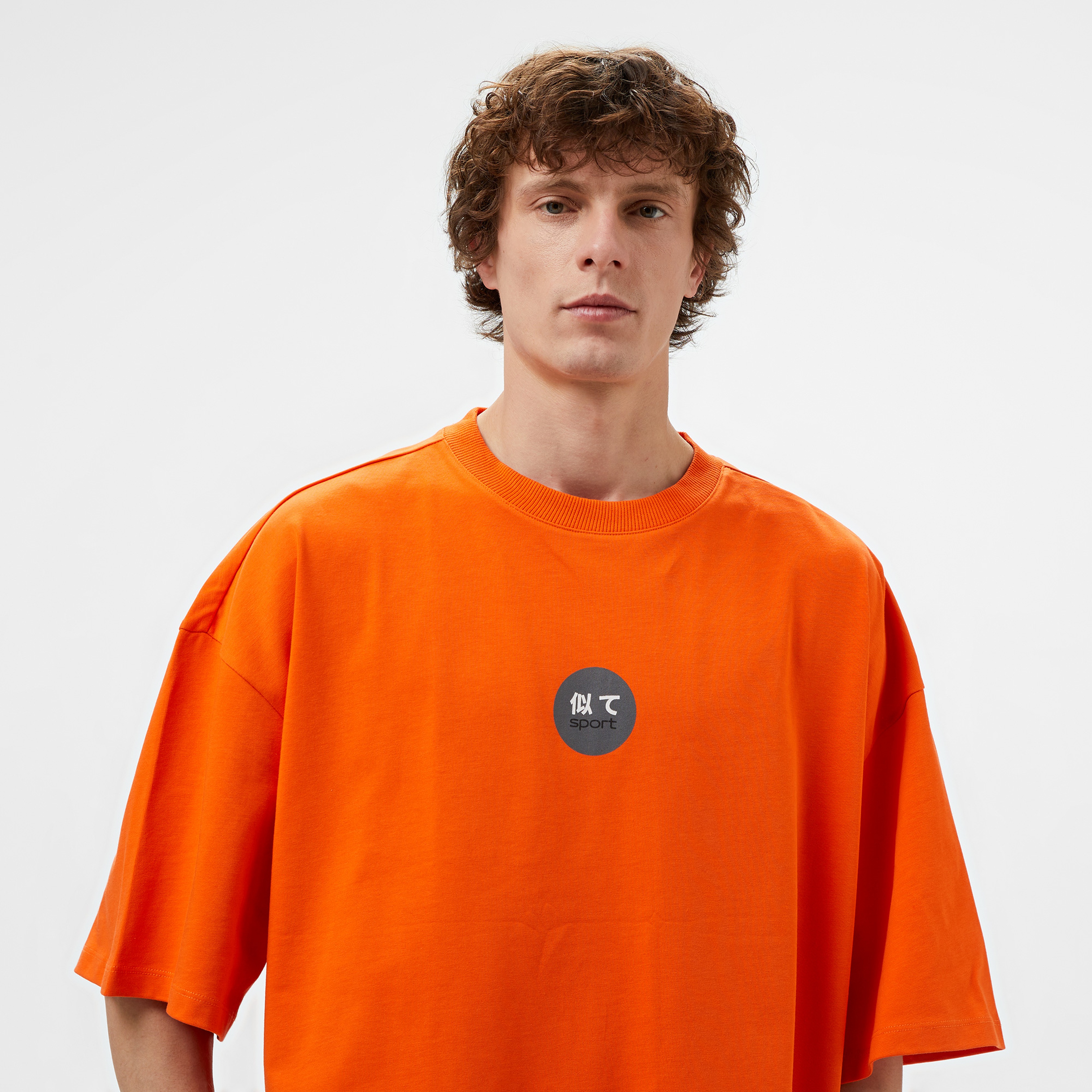 UNITED4 Sport Erkek Turuncu Antrenman T-Shirt