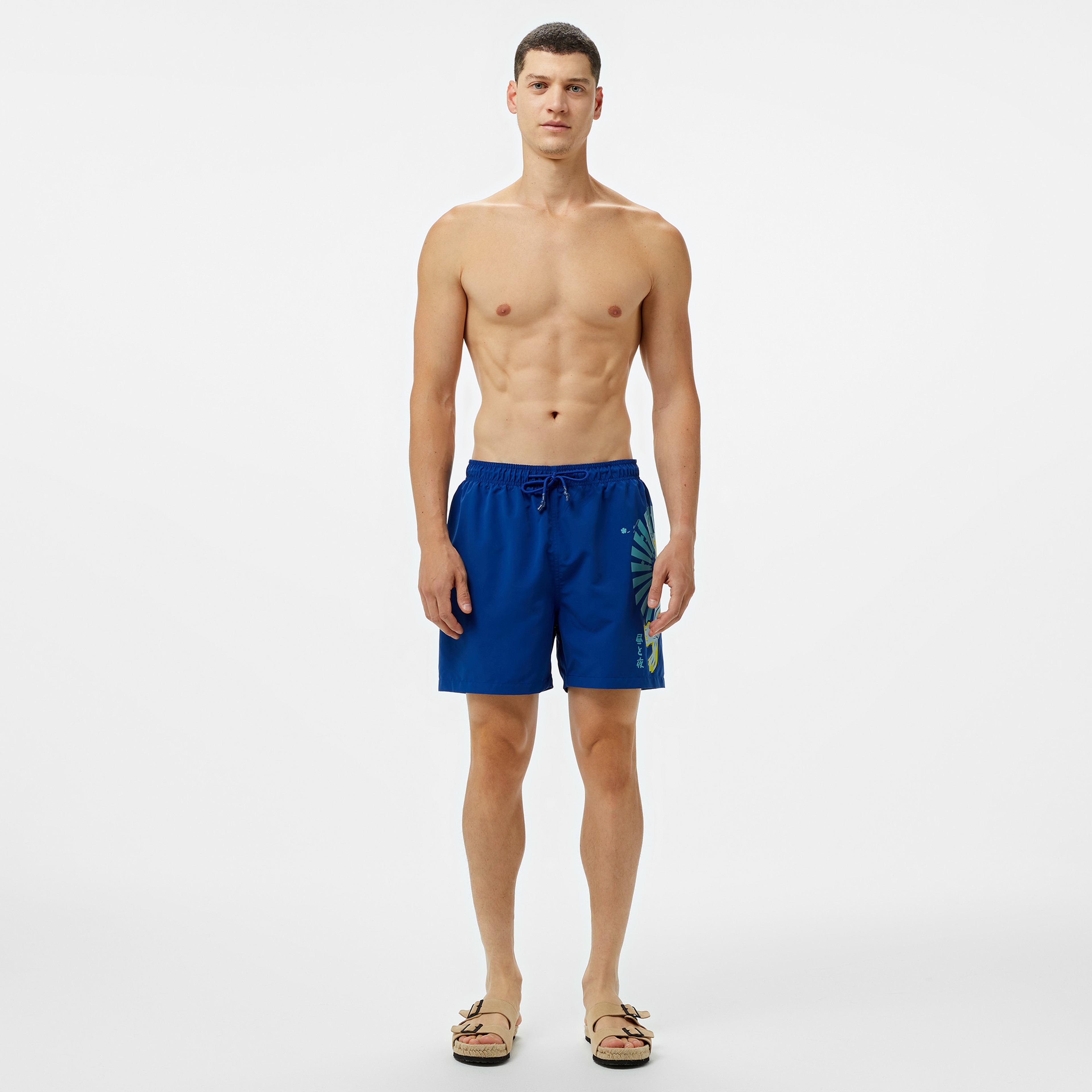 UNITED4 Erkek Lacivert Deniz Şortu