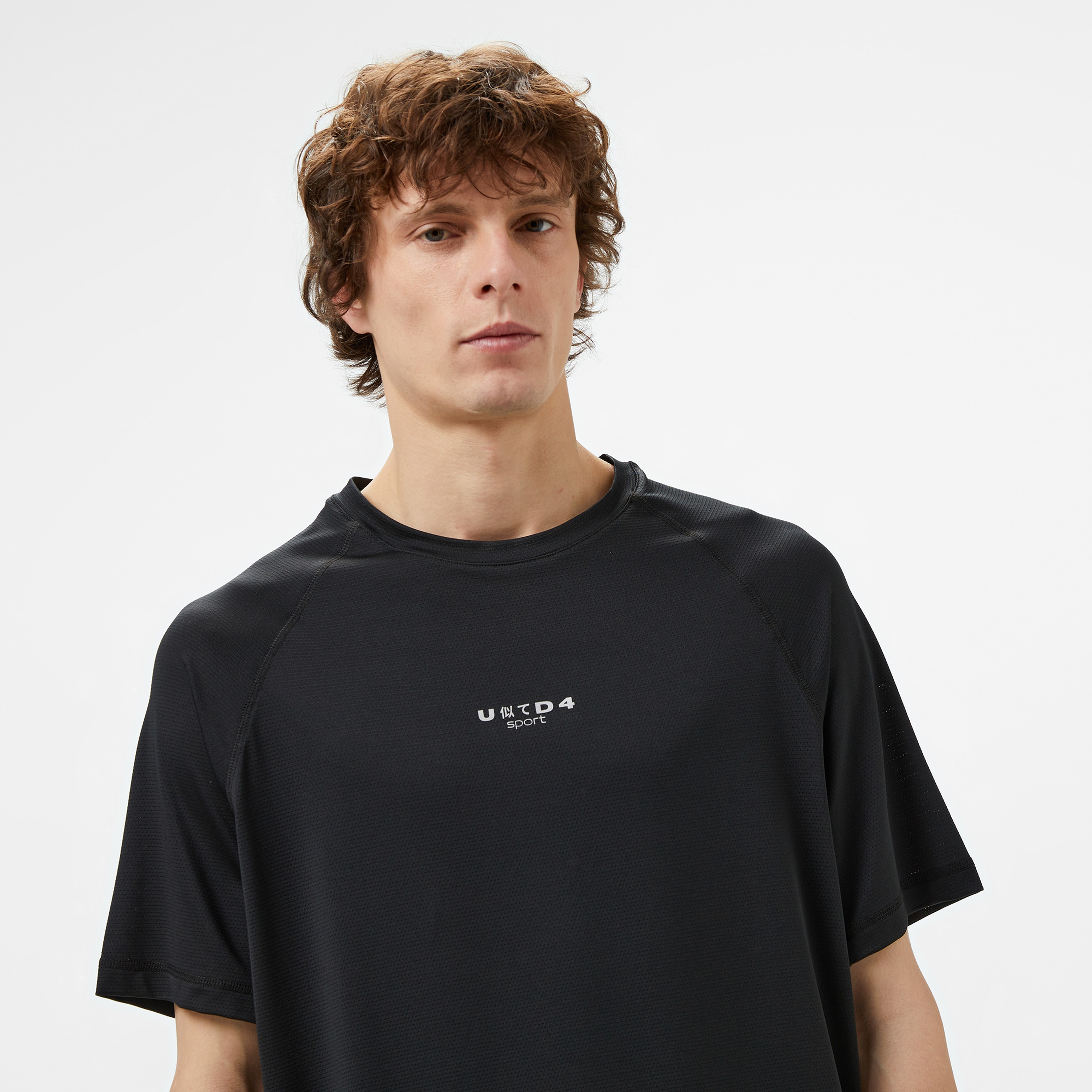 UNITED4 Erkek Siyah T-Shirt