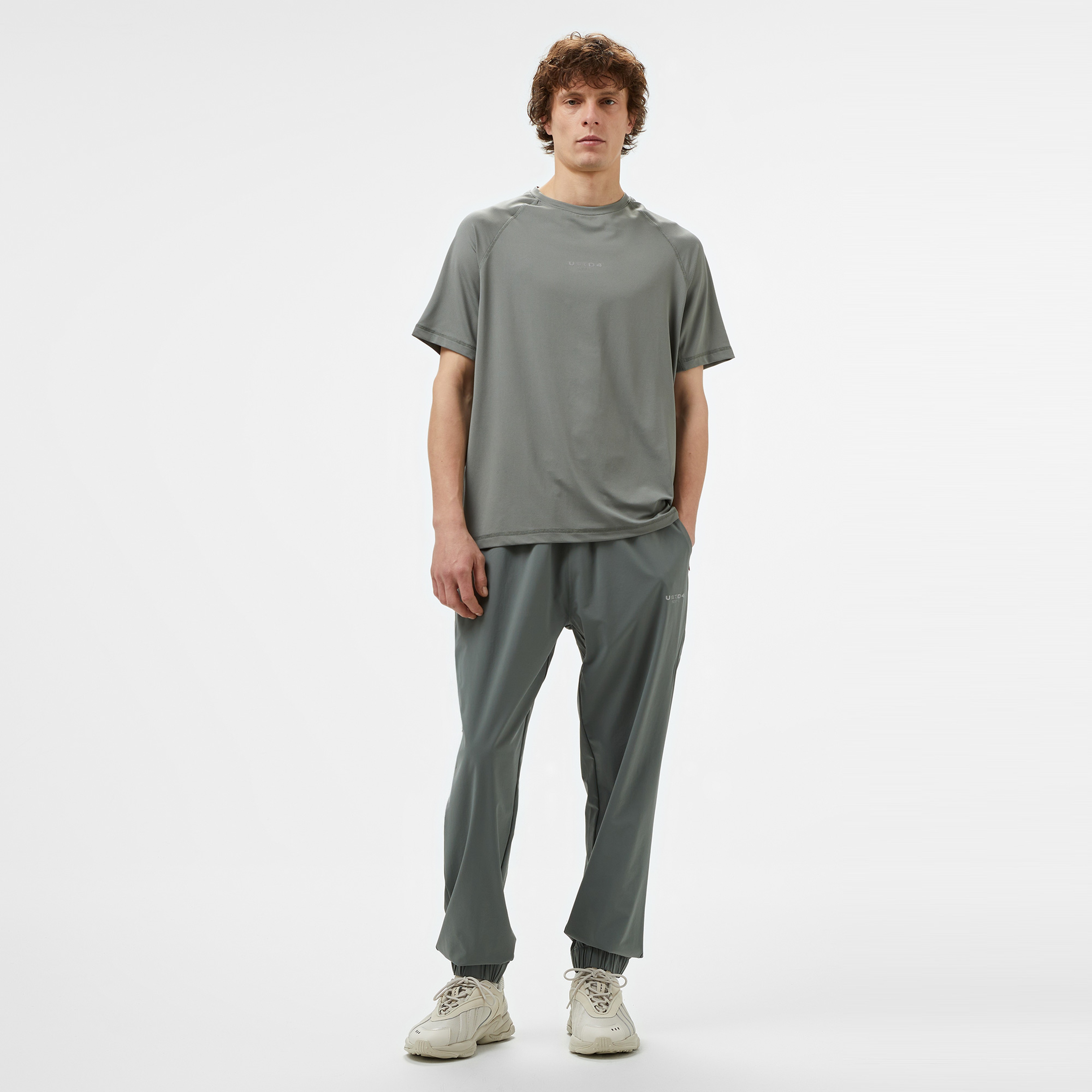 UNITED4 Erkek Gri T-Shirt