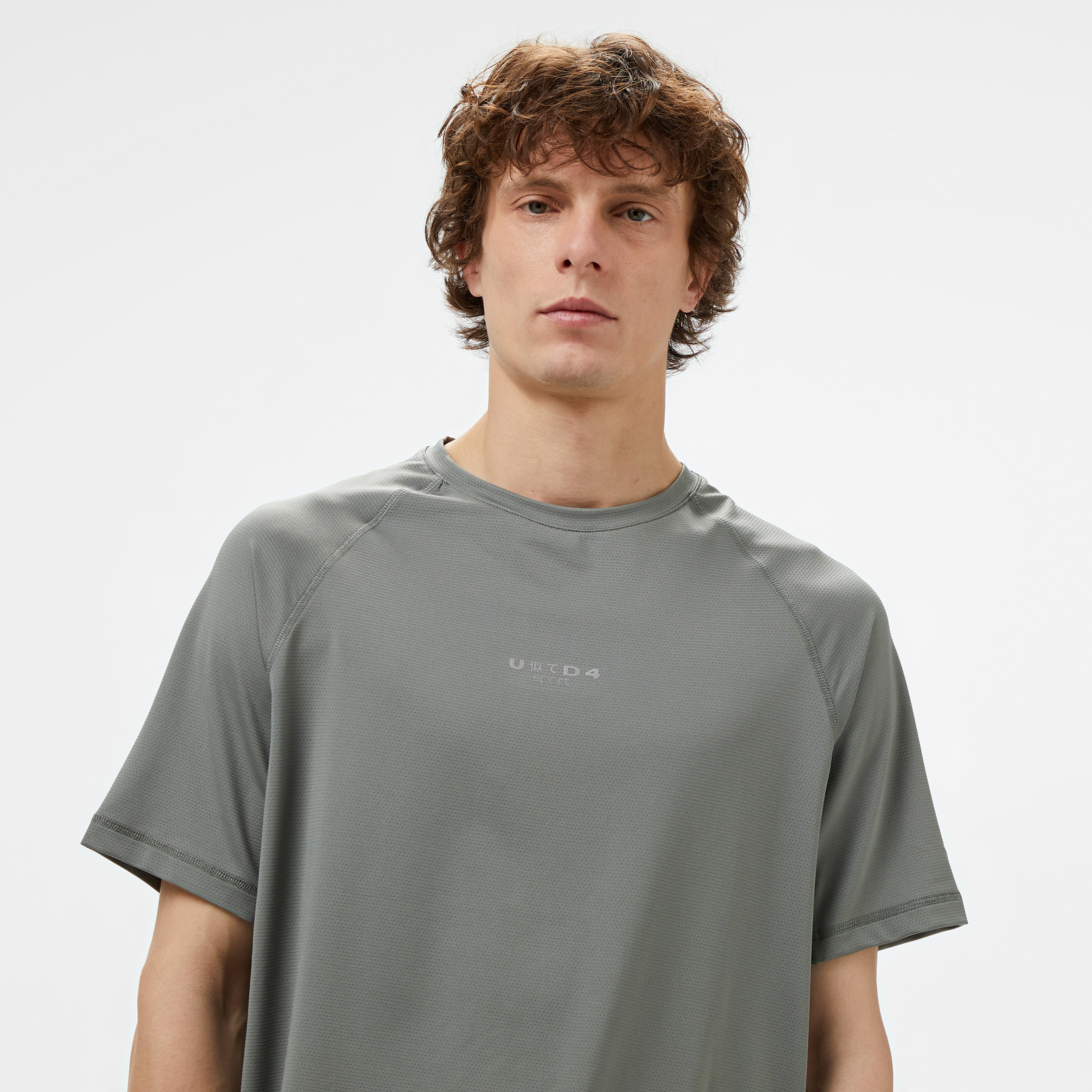 UNITED4 Erkek Gri T-Shirt