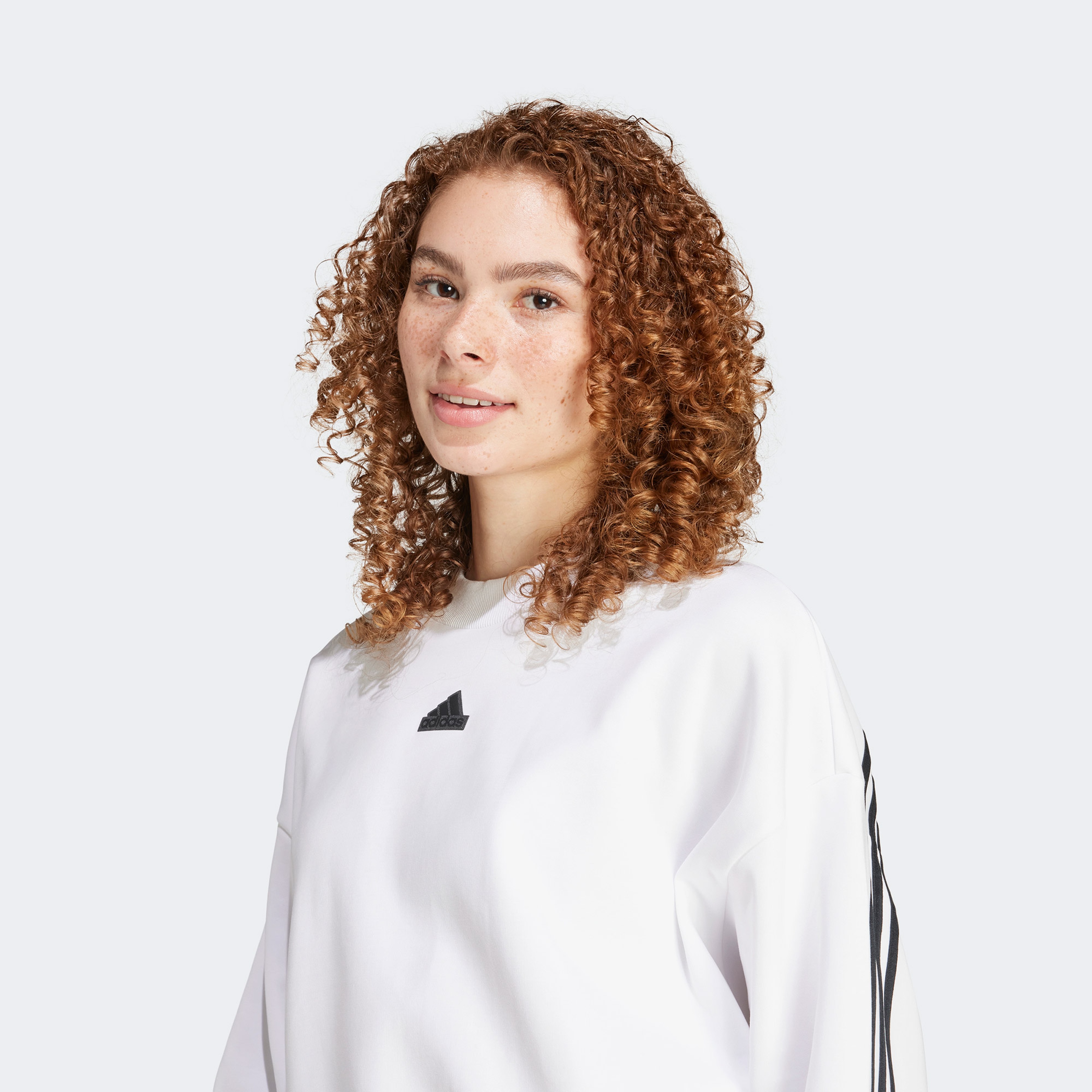 Adidas Kadın Beyaz Sweatshirt