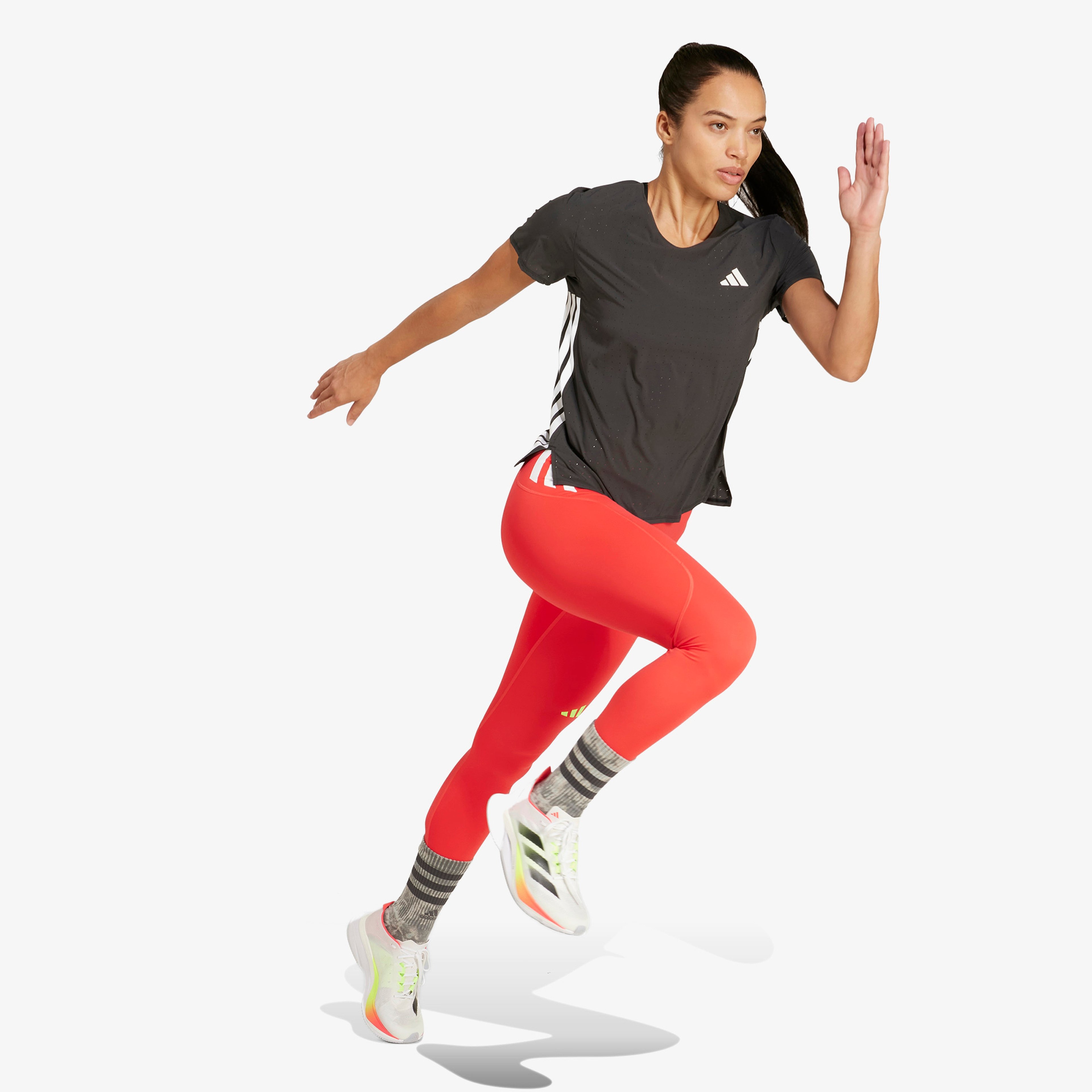 adidas Adizero Running Kadın Siyah Koşu T-Shirt