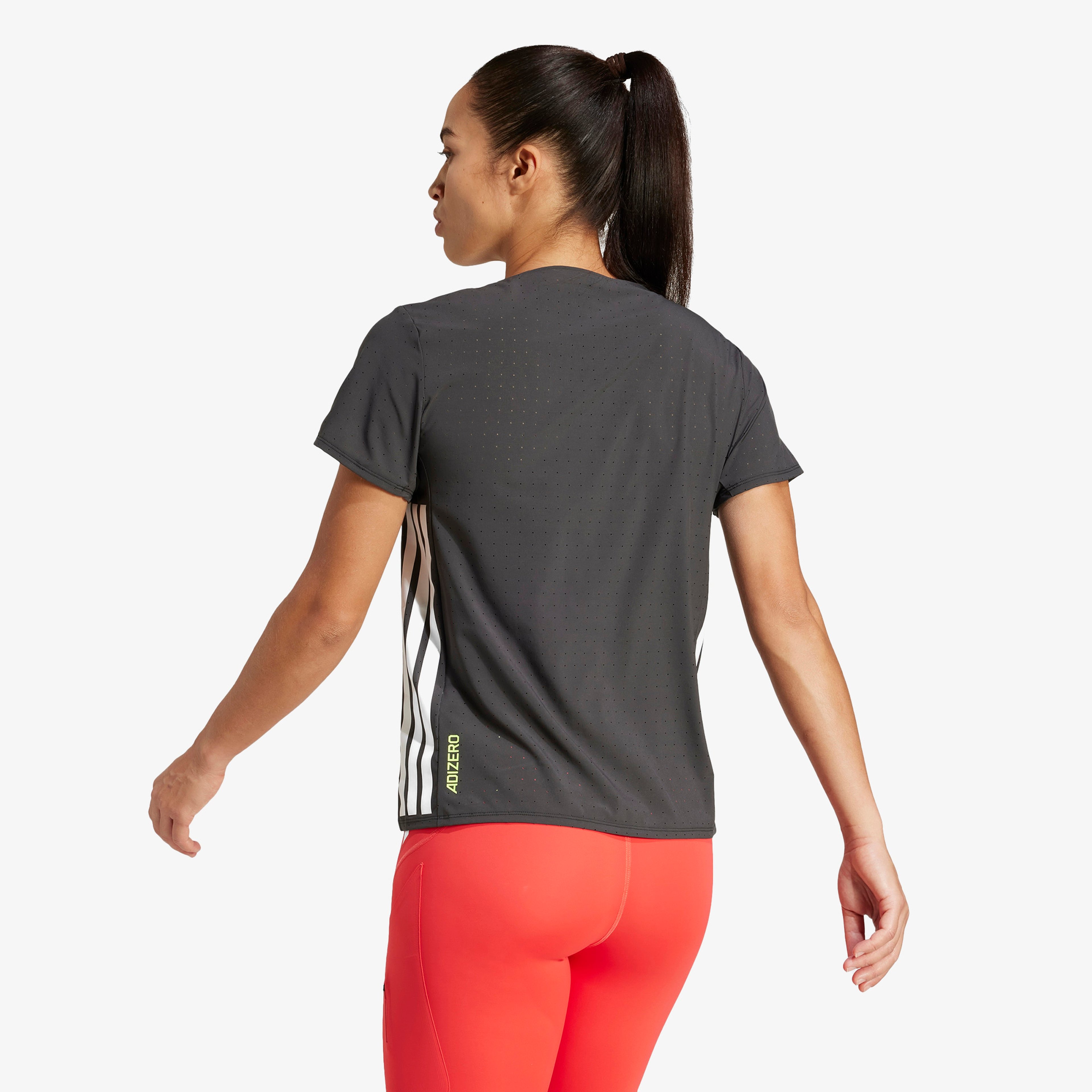 adidas Adizero Running Kadın Siyah Koşu T-Shirt
