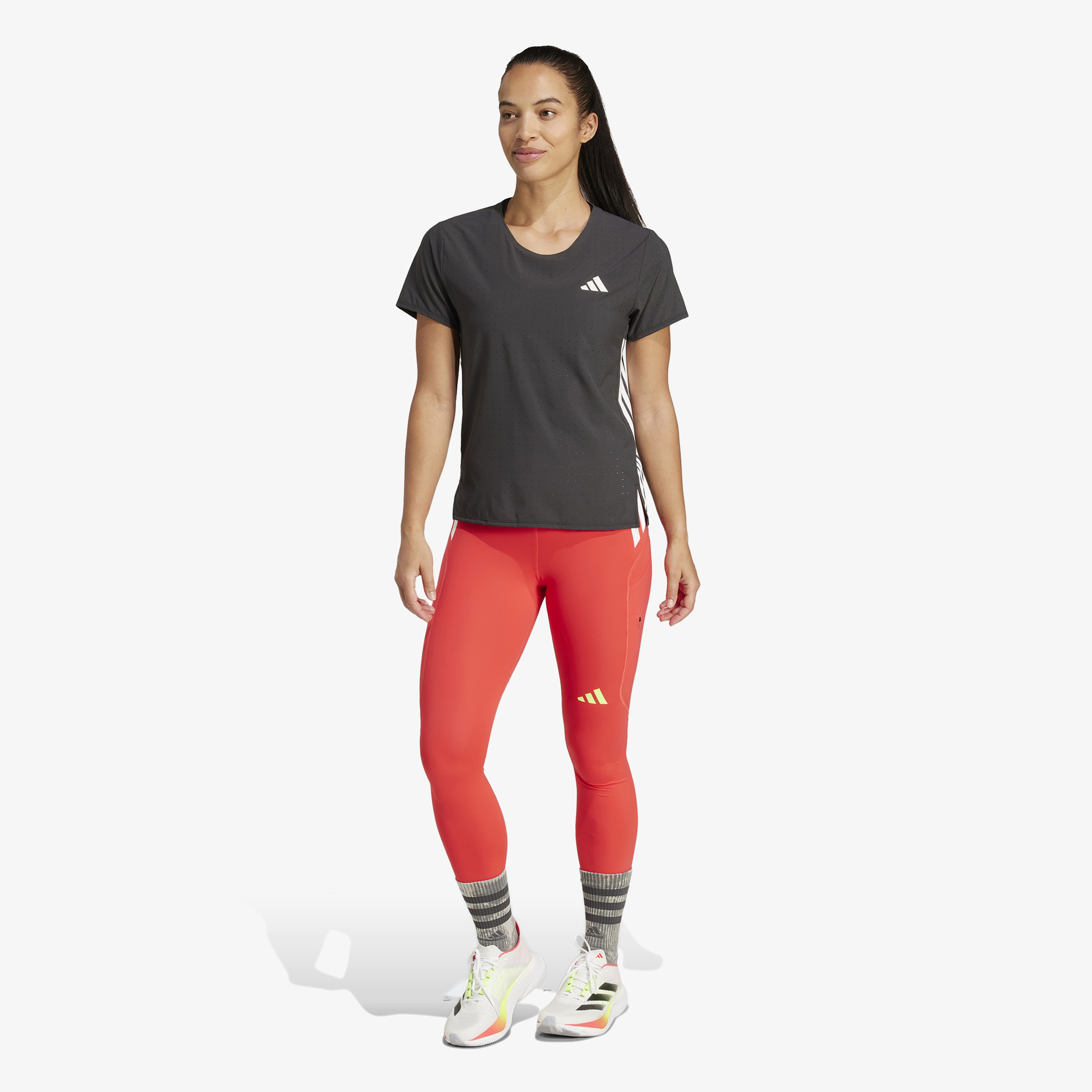adidas Adizero Running Kadın Siyah Koşu T-Shirt