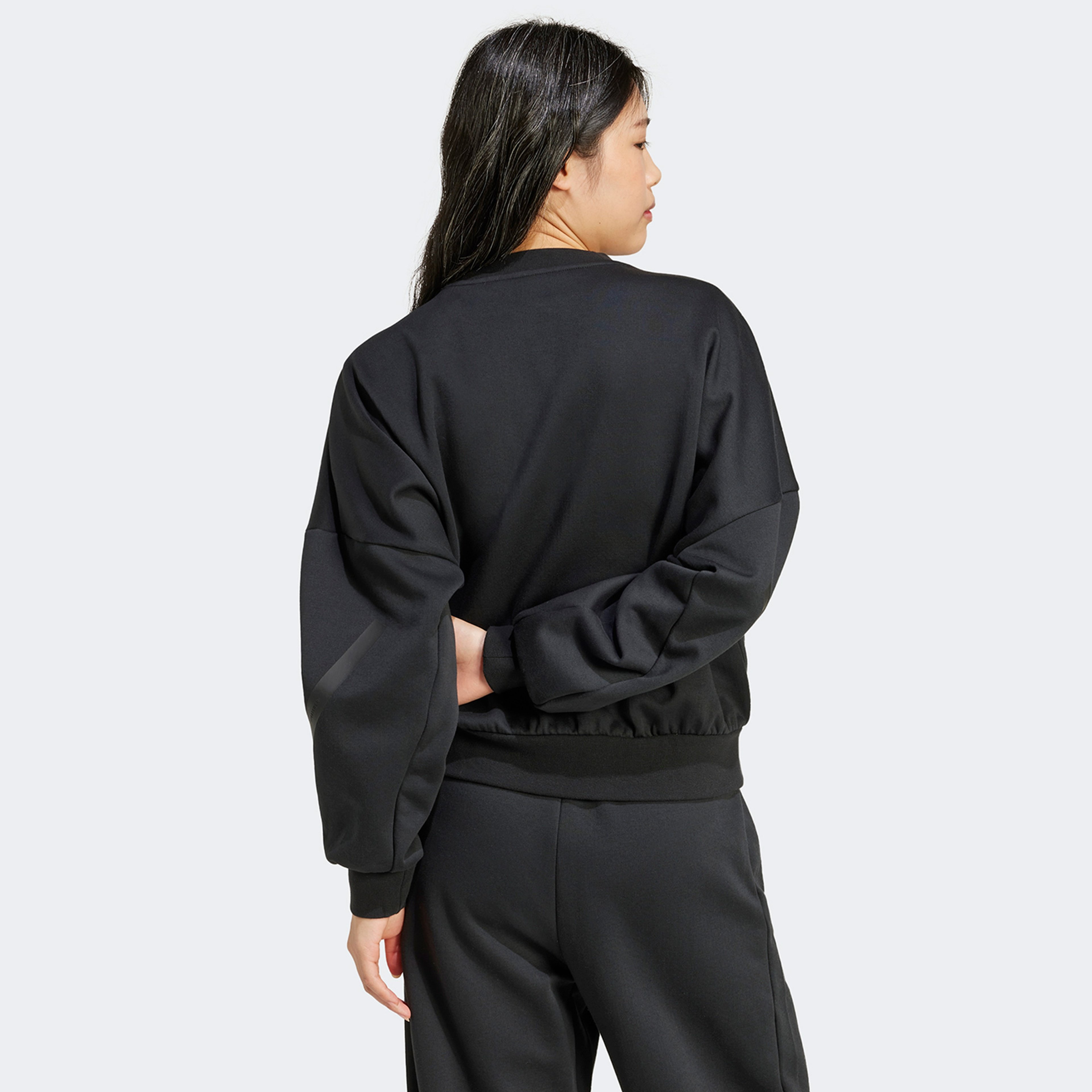 adidas Z.N.E. Kadın Siyah Günlük Sweatshirt