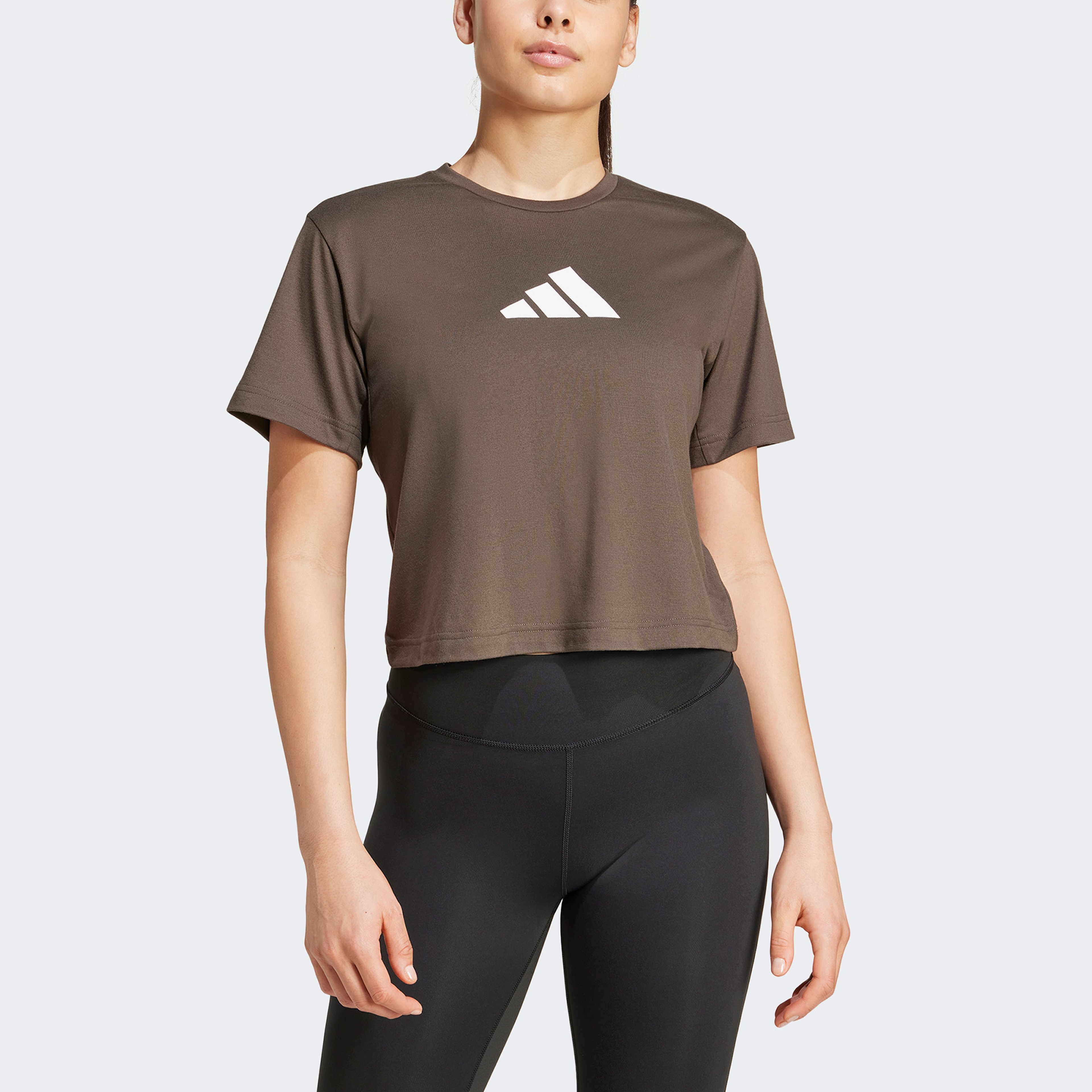 Adidas Kadın Gri T-Shirt