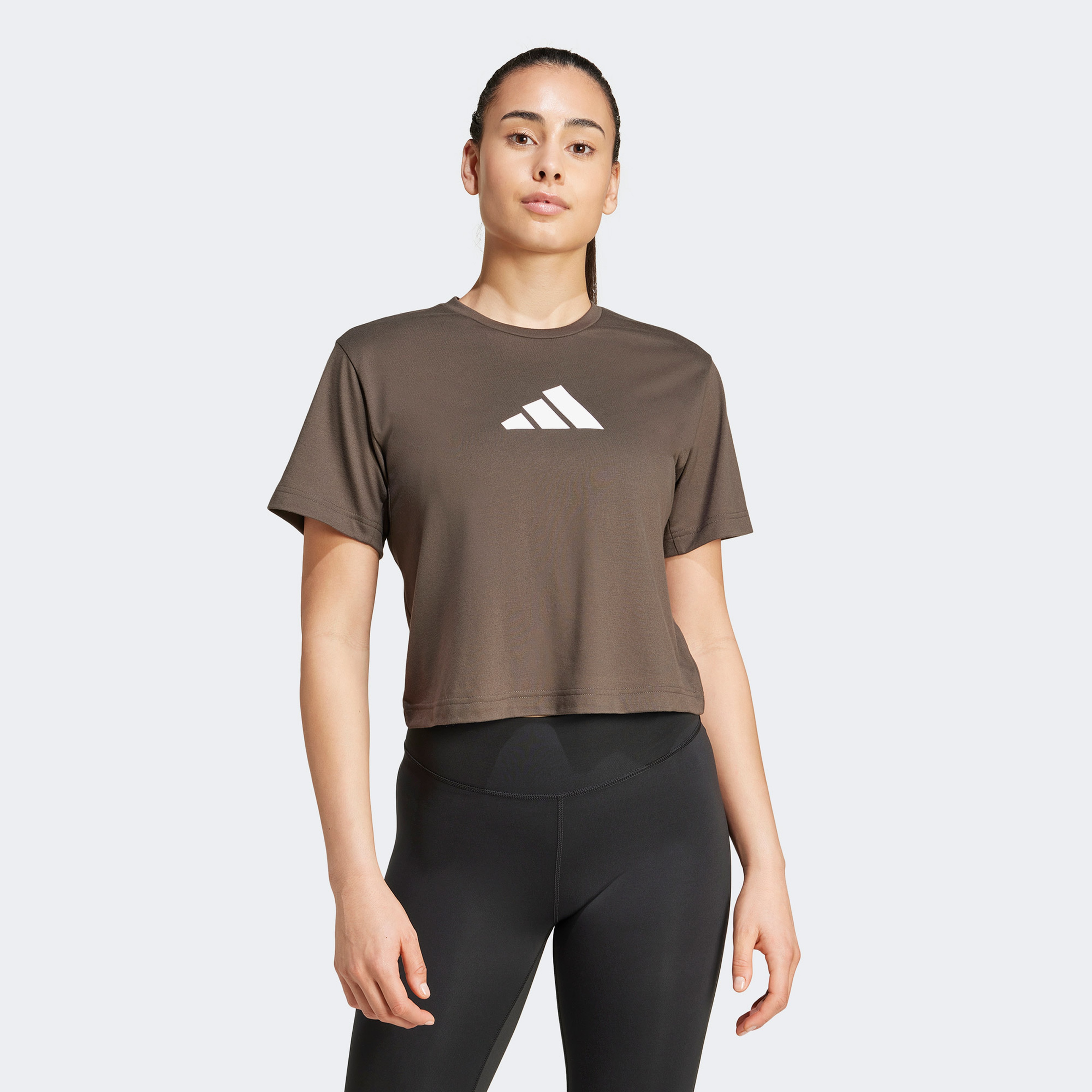 Adidas Kadın Gri T-Shirt