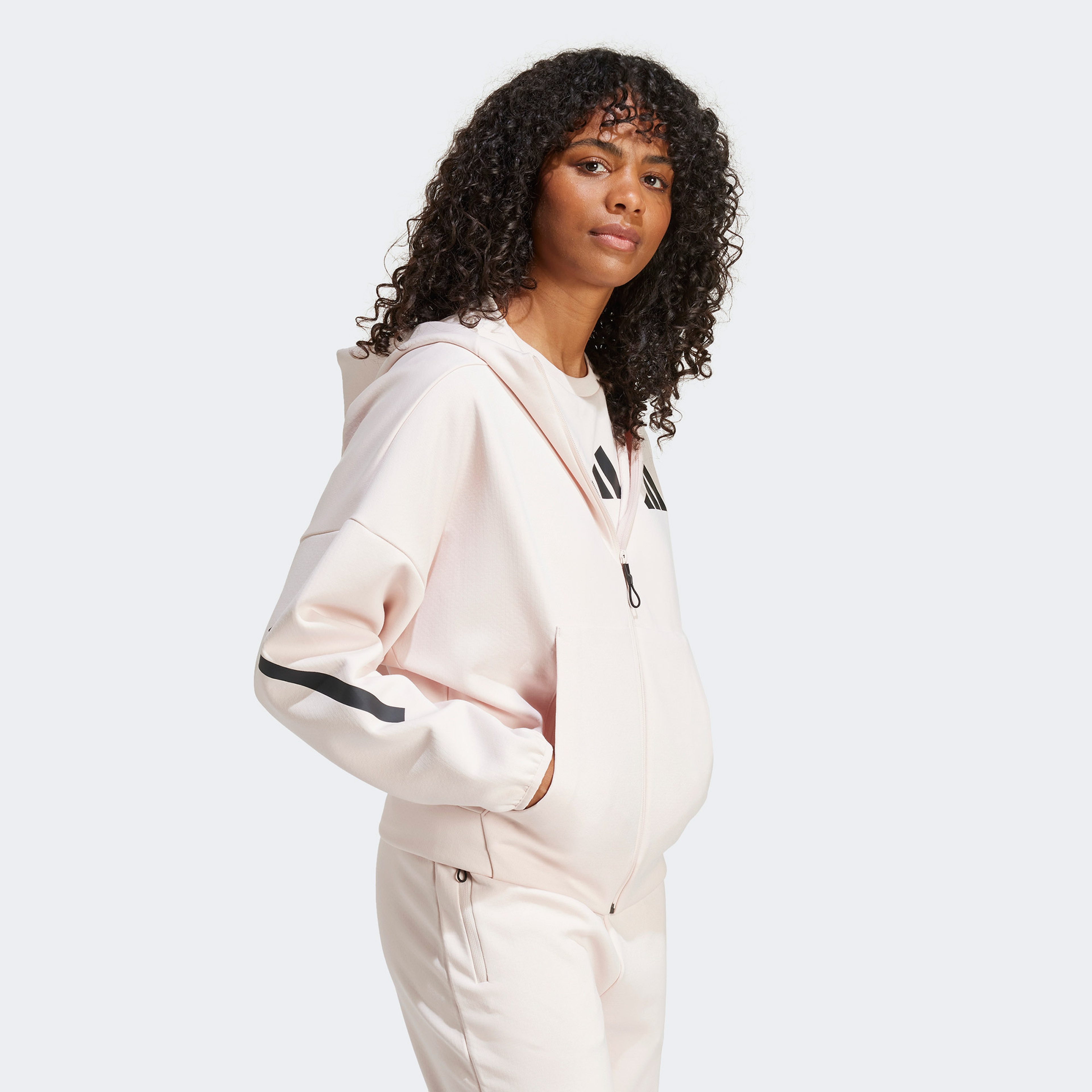 Adidas Kadın Krem Sweatshirt