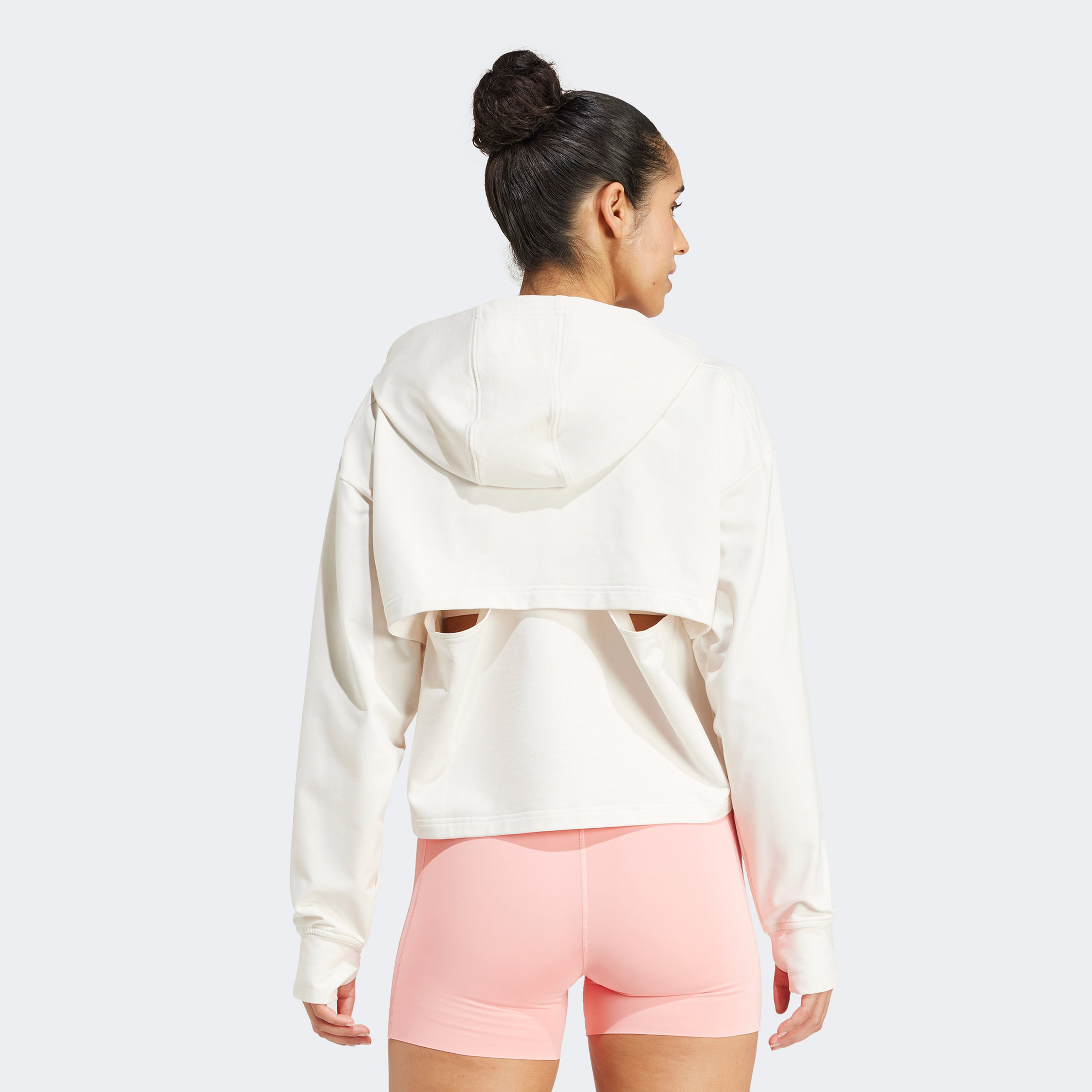 adidas Performance Power Loose Kadın Beyaz Günlük Sweatshirt