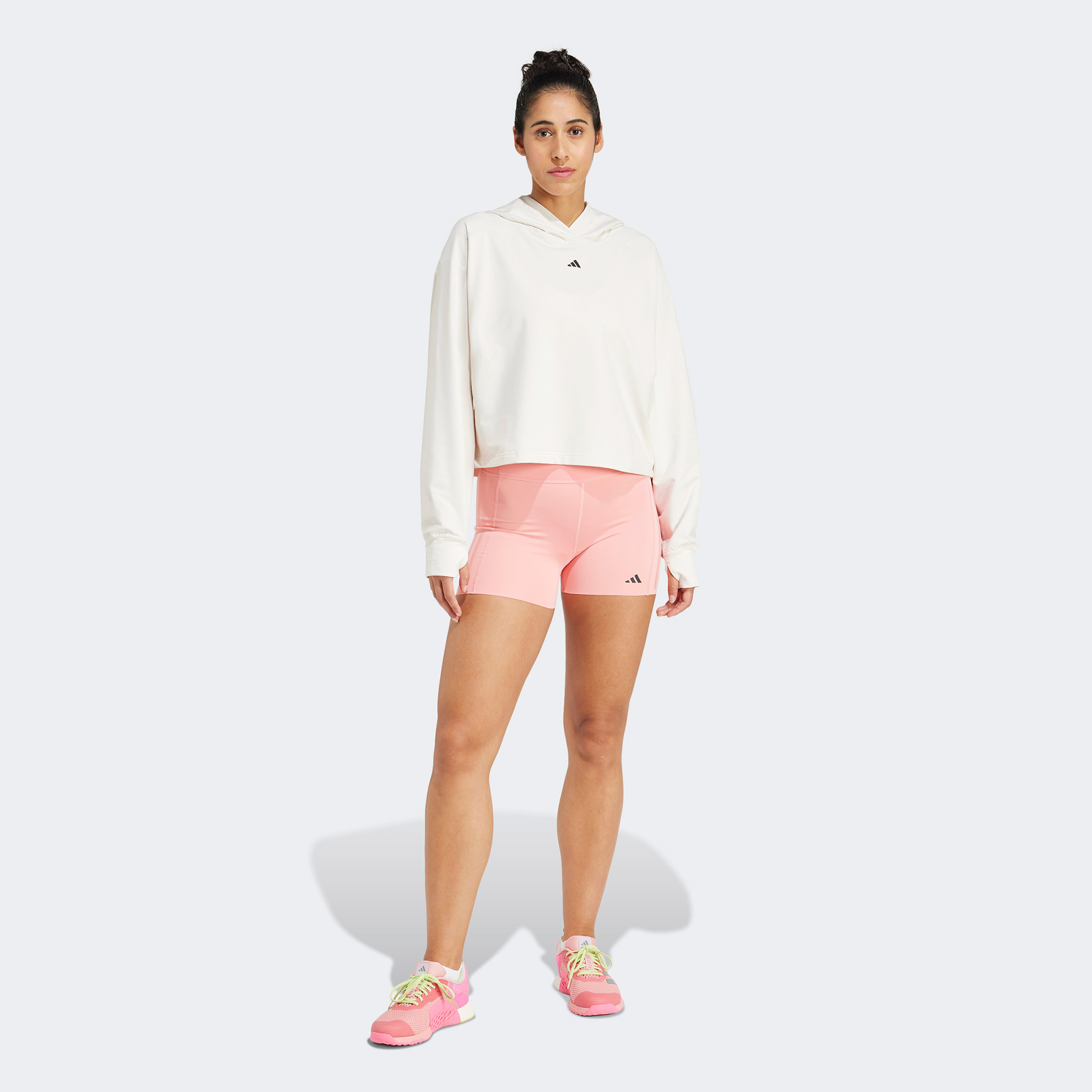 adidas Performance Power Loose Kadın Beyaz Günlük Sweatshirt