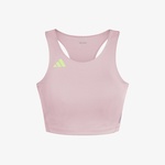 adidas Essentials Running Crop Kadın Pembe Koşu Bra