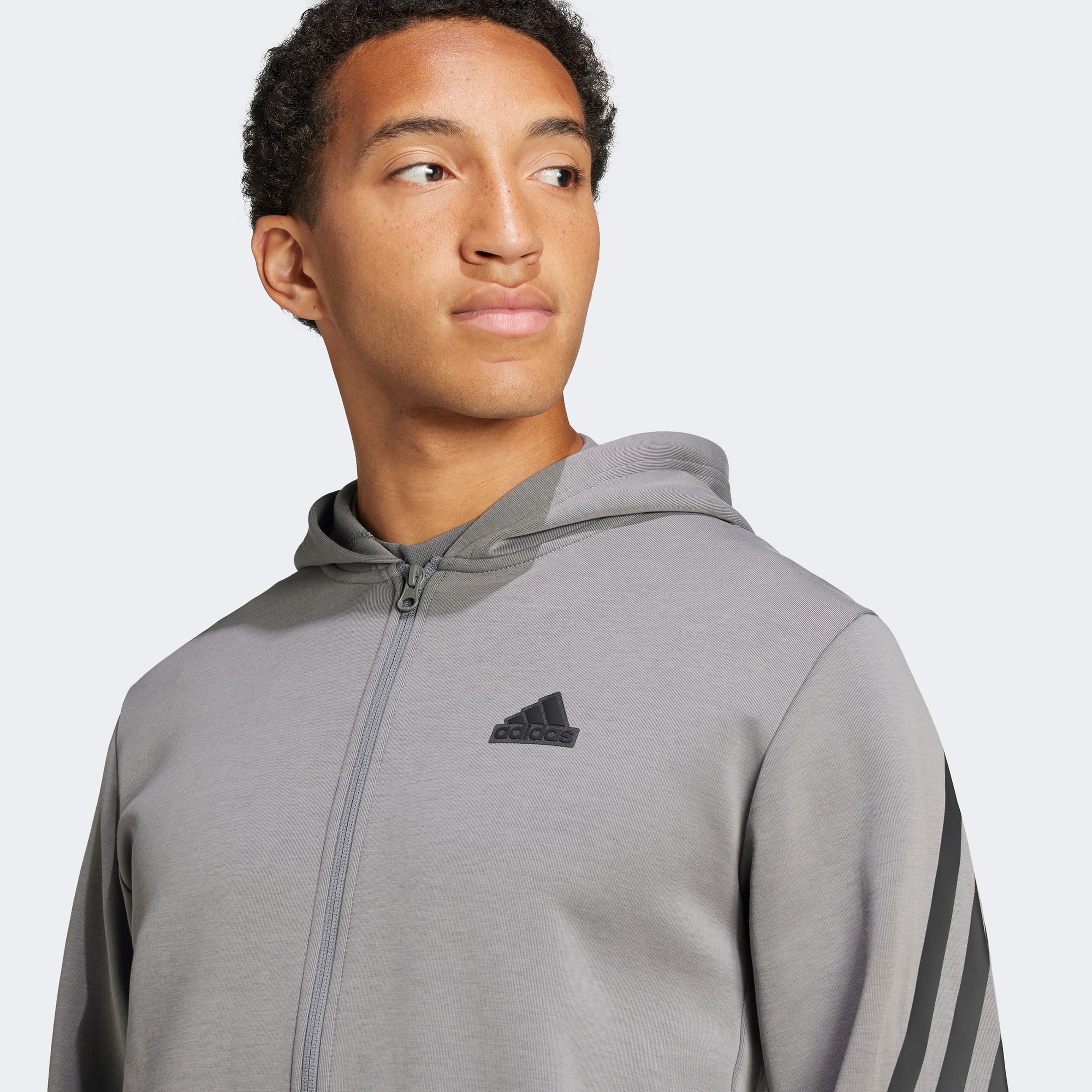 adidas Future Icons 3S Erkek Gri Günlük Sweatshirt