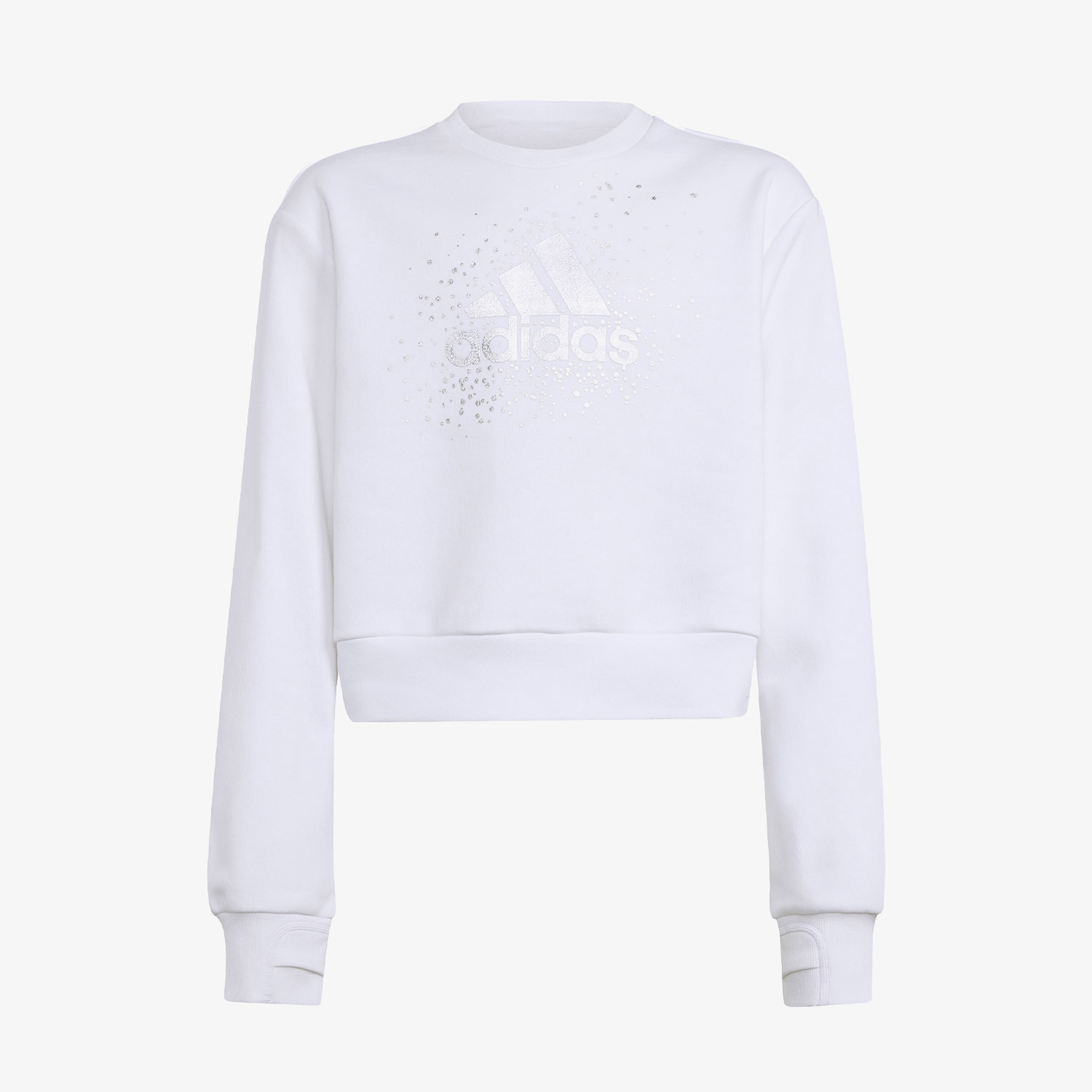 adidas Crew Çocuk Beyaz Günlük Sweatshirt