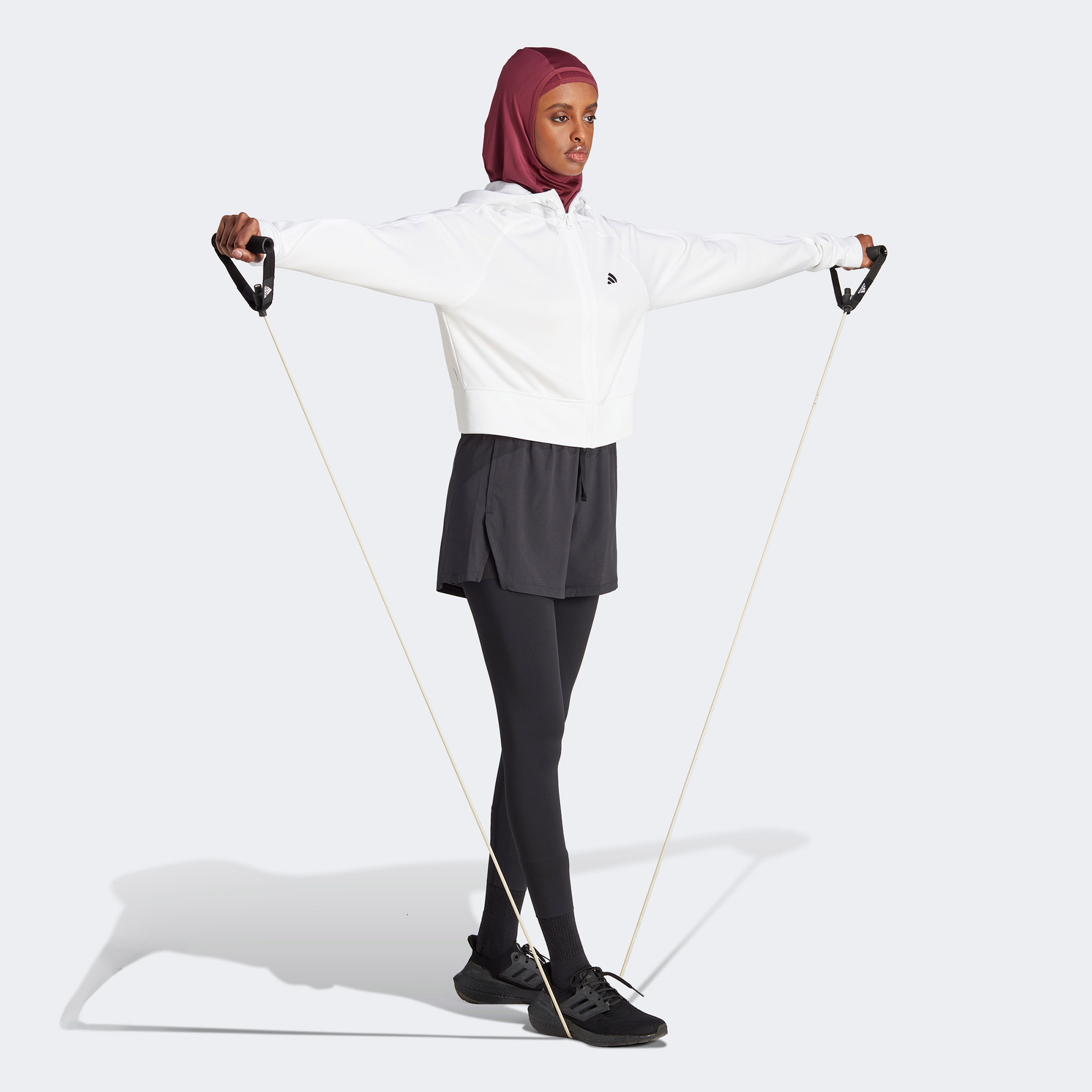 adidas Aeroready Game and Go Kadın Beyaz Günlük Ceket