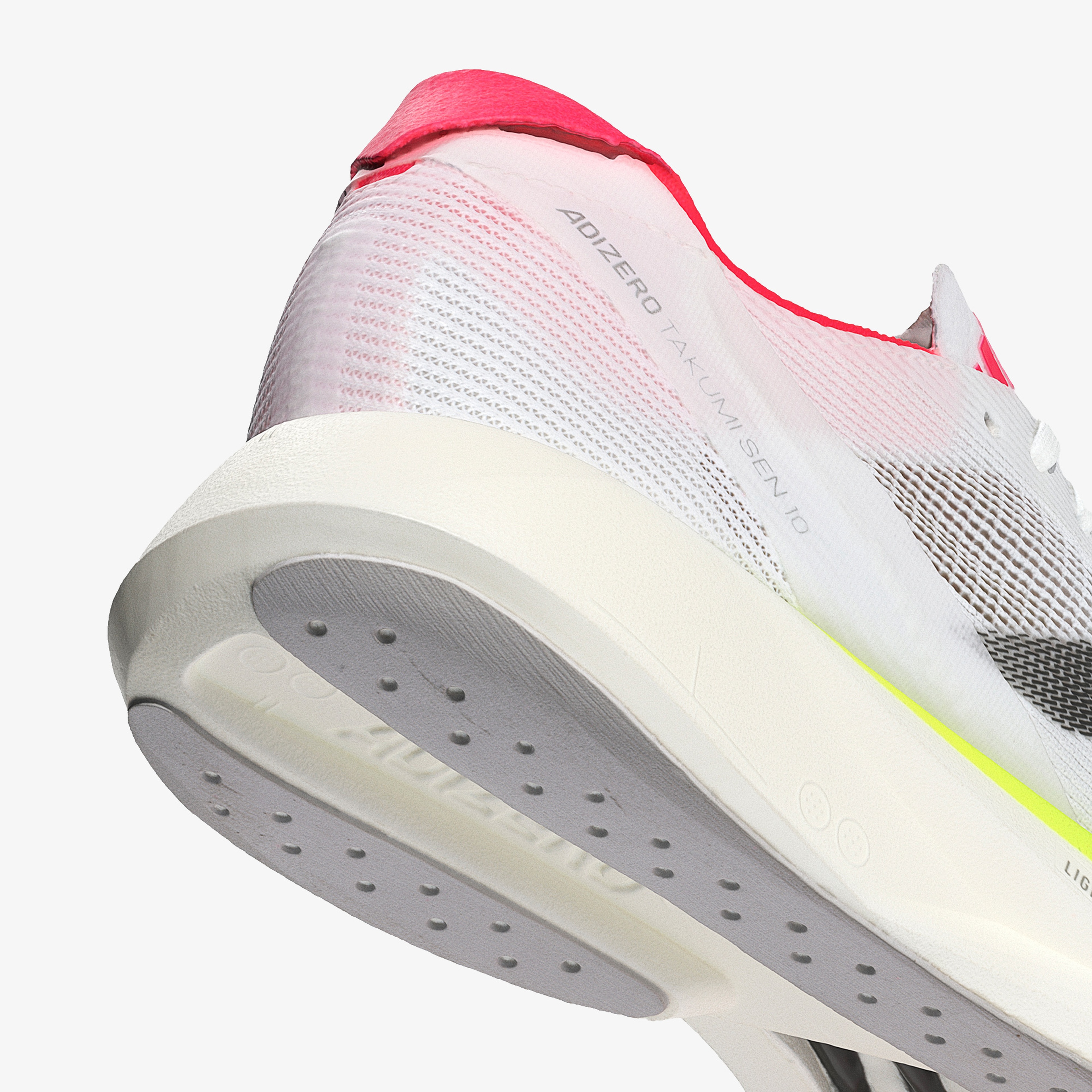 adidas Adizero Takumi Sen 10 Kadın Beyaz Koşu Ayakkabısı