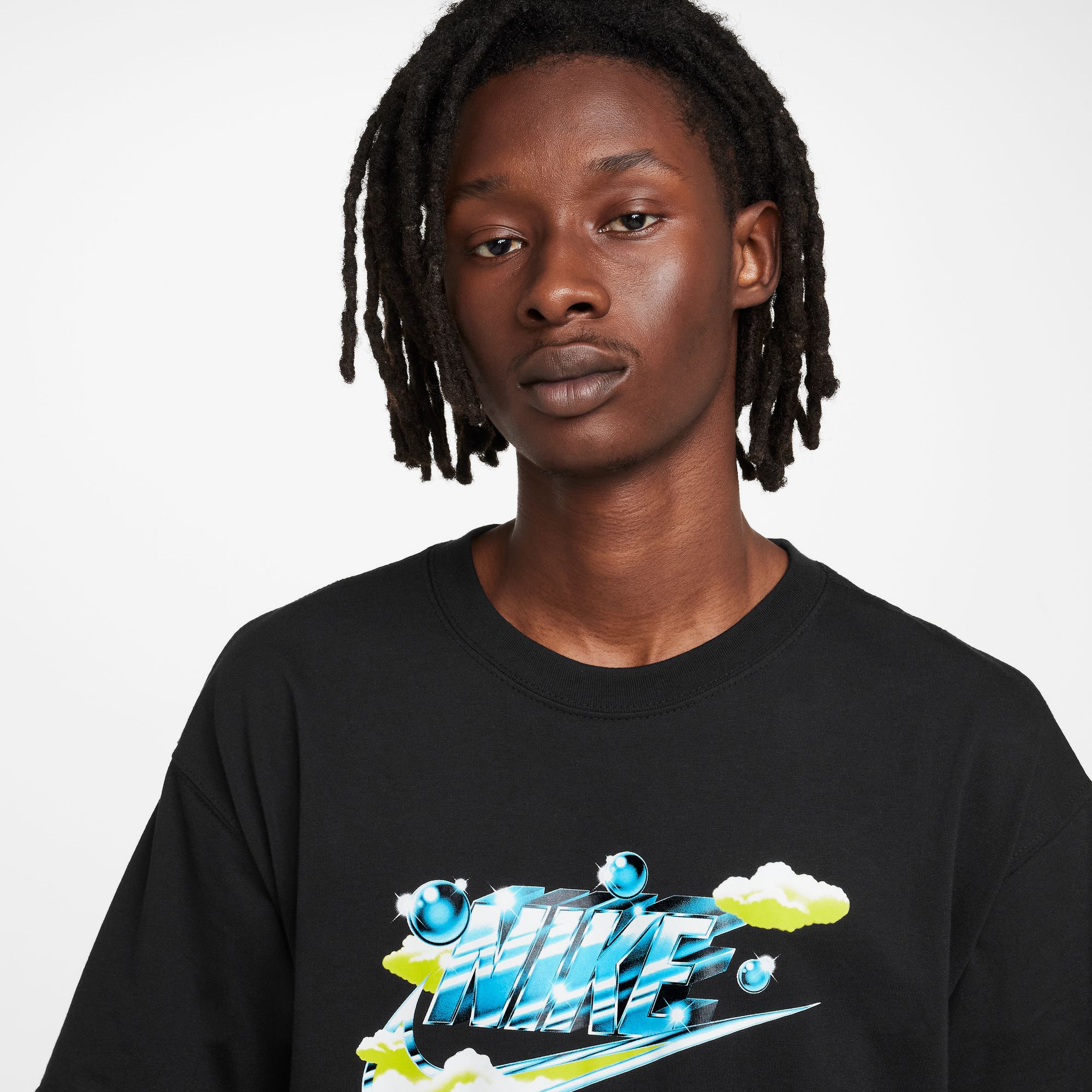 Nike Sportswear Max 90 Erkek Siyah Günlük T-Shirt