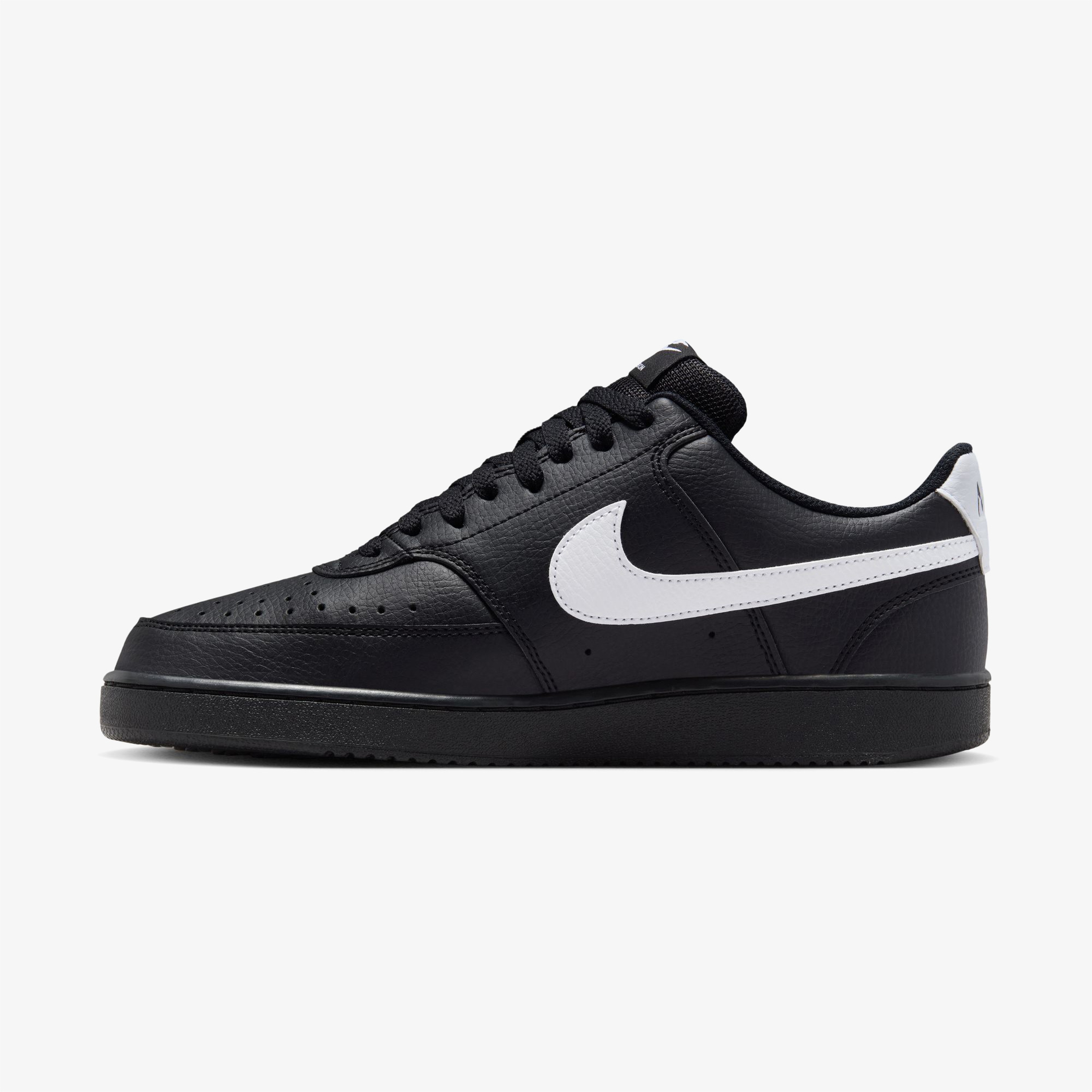 Nike Court Vision Lo Erkek Siyah Günlük Sneaker