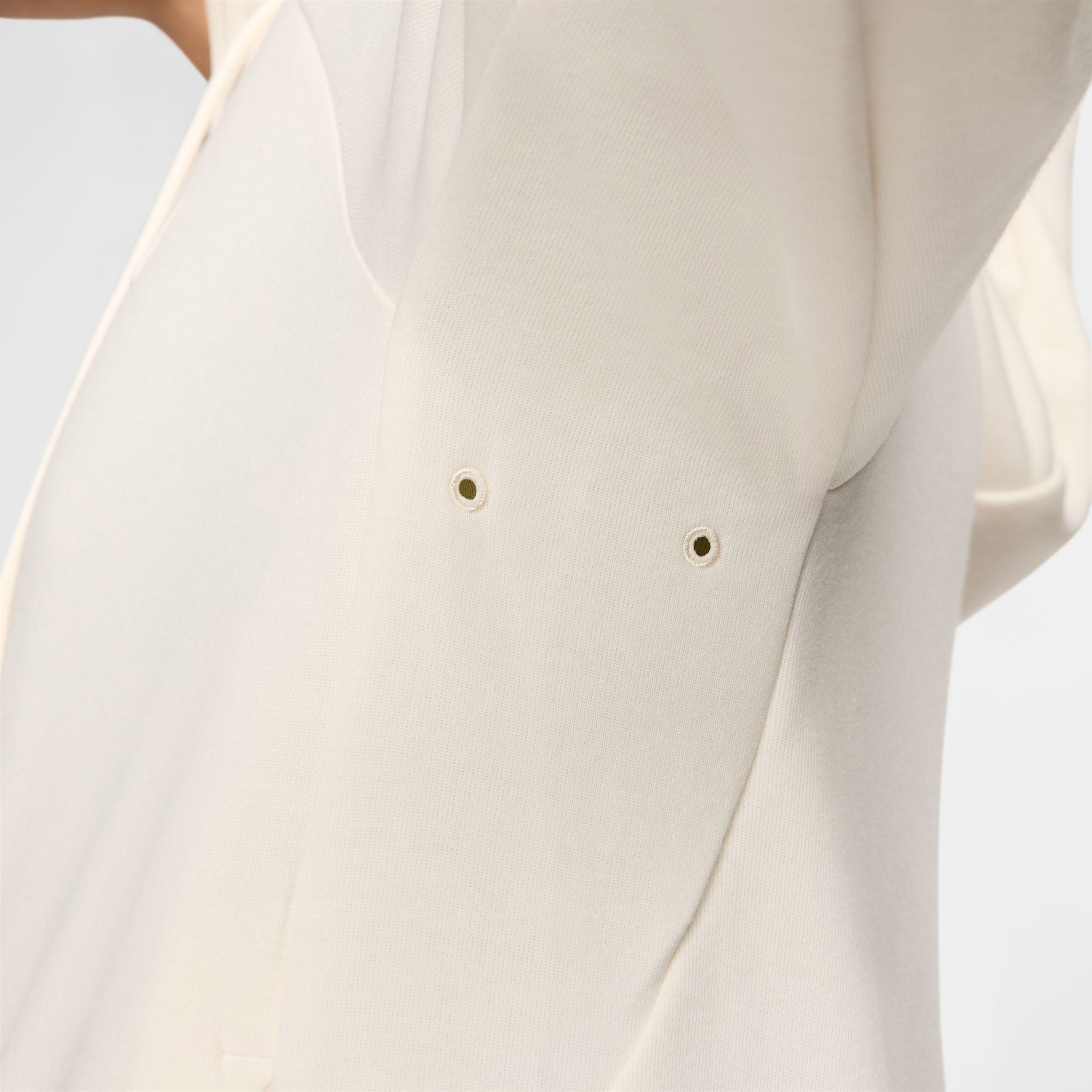 Nike Primary Dri Fit UV Full Zip Erkek Krem Günlük Sweatshirt