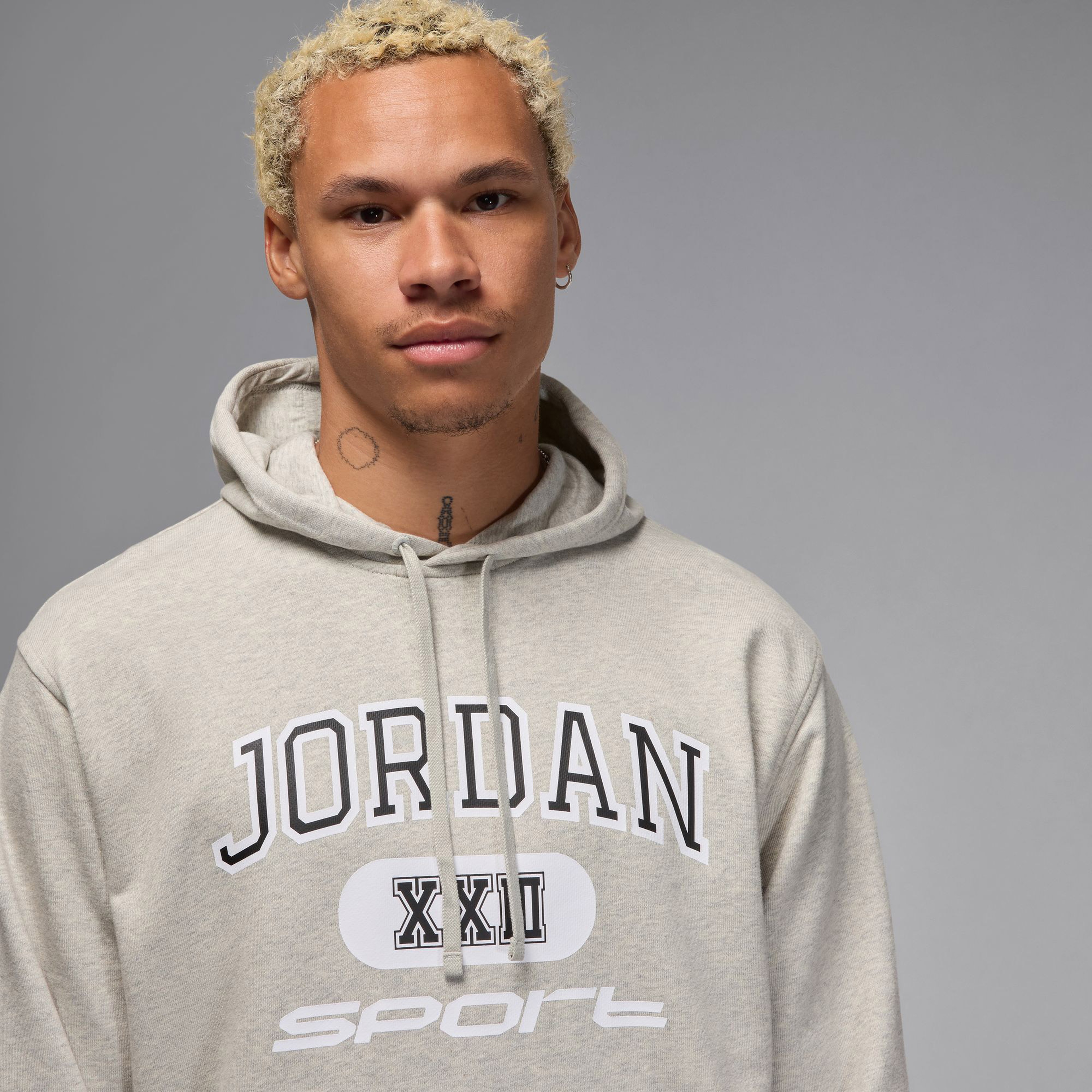 Nike Jordan Sport Crossover Erkek Gri Günlük Sweatshirt