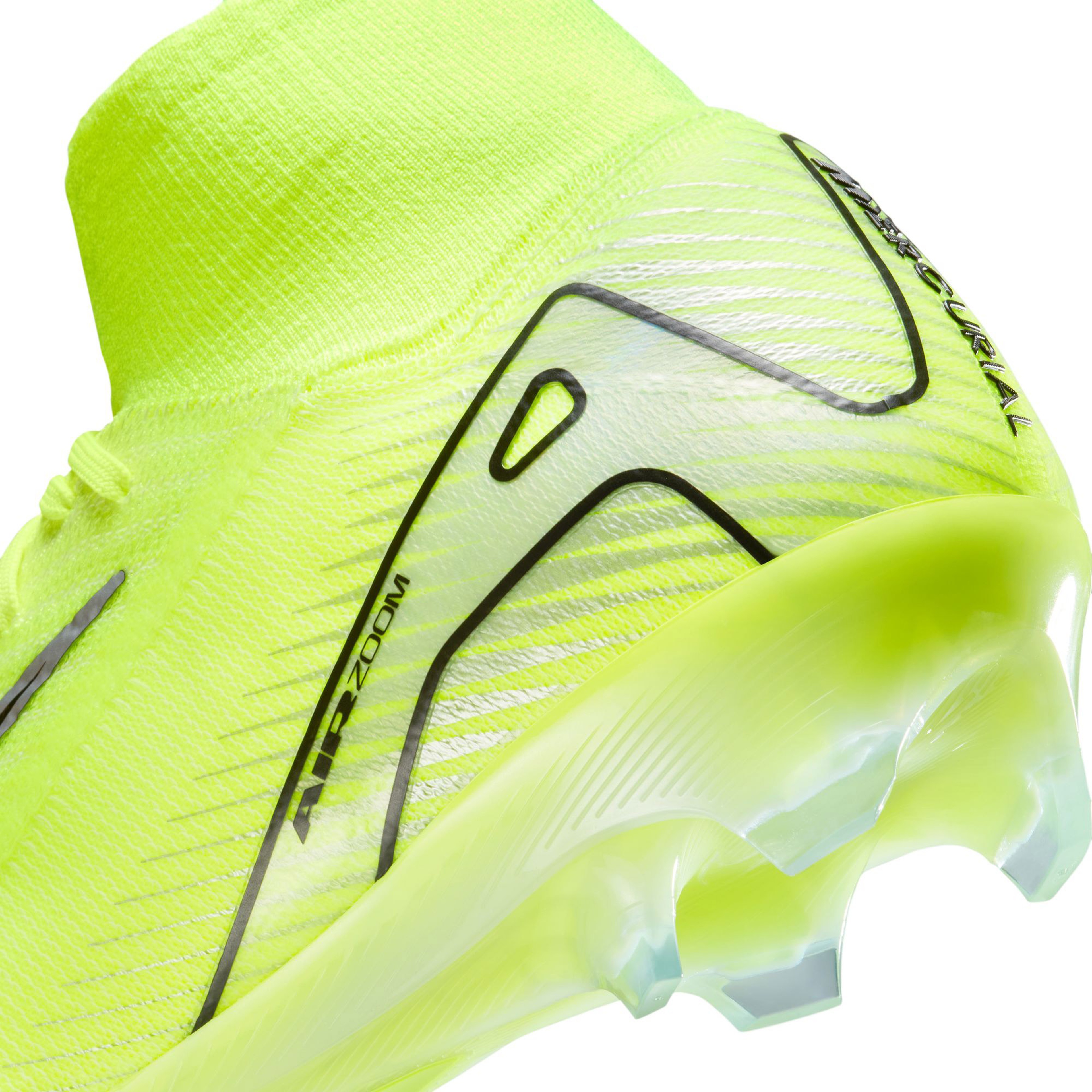 Nike Mercurial Superfly 10 Elite Fg Erkek Sarı Bilekli Çim Saha Kramponu