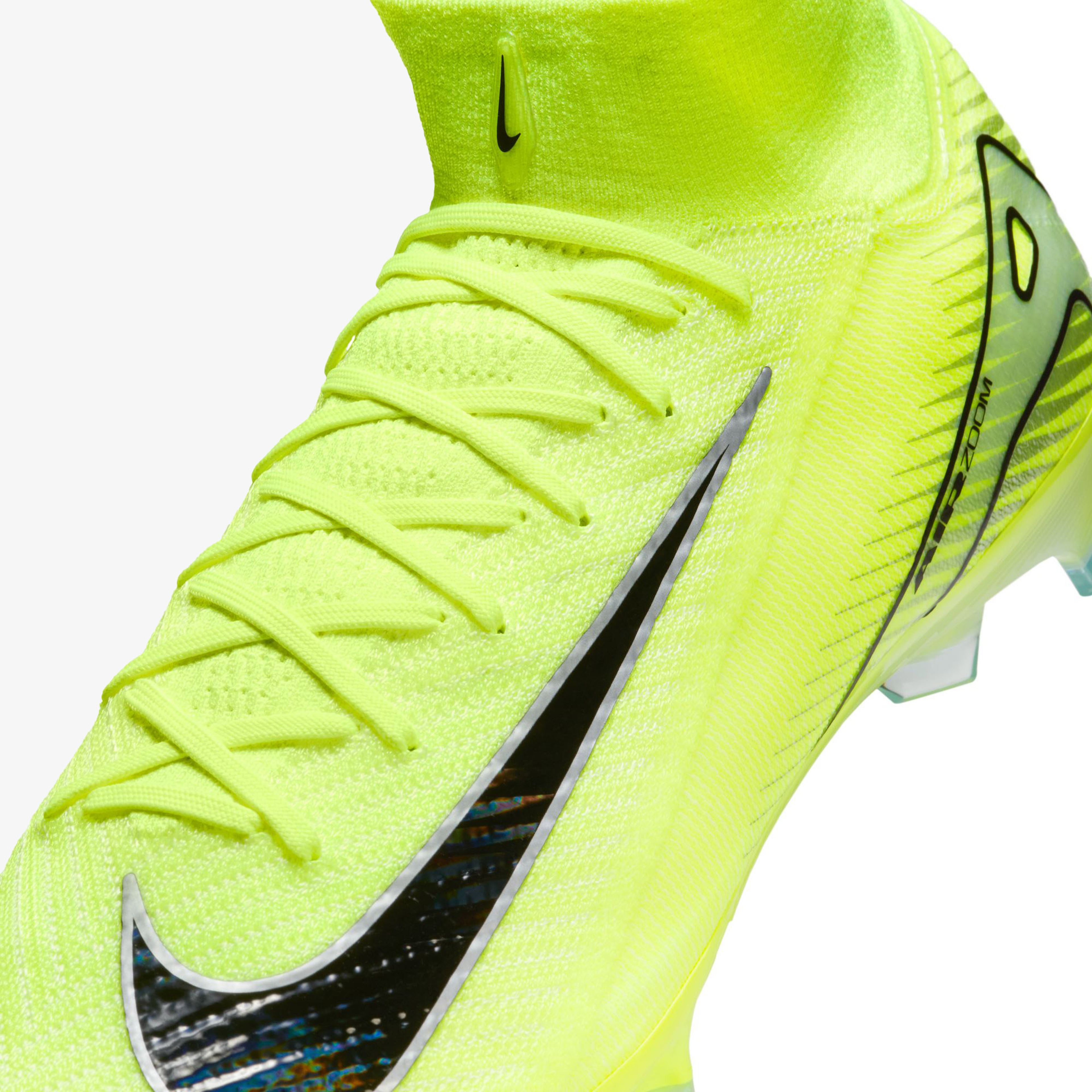 Nike Mercurial Superfly 10 Elite Fg Erkek Sarı Bilekli Çim Saha Kramponu