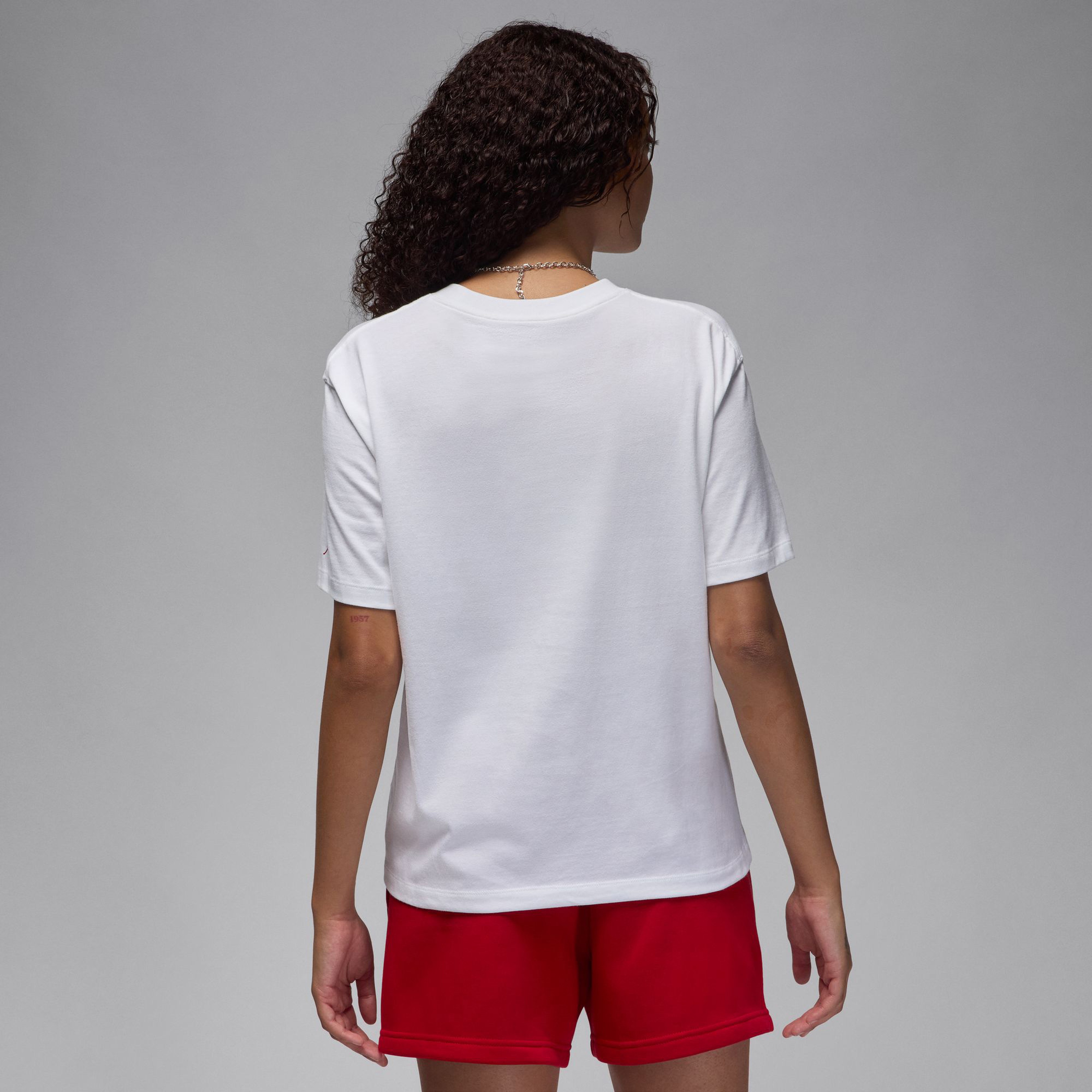 Jordan Flight Heritage Graphics Kadın Kahverengi Günlük T-Shirt