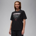 Jordan Flight Heritage Kadın Siyah Günlük T-Shirt