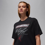 Jordan Flight Heritage Kadın Siyah Günlük T-Shirt