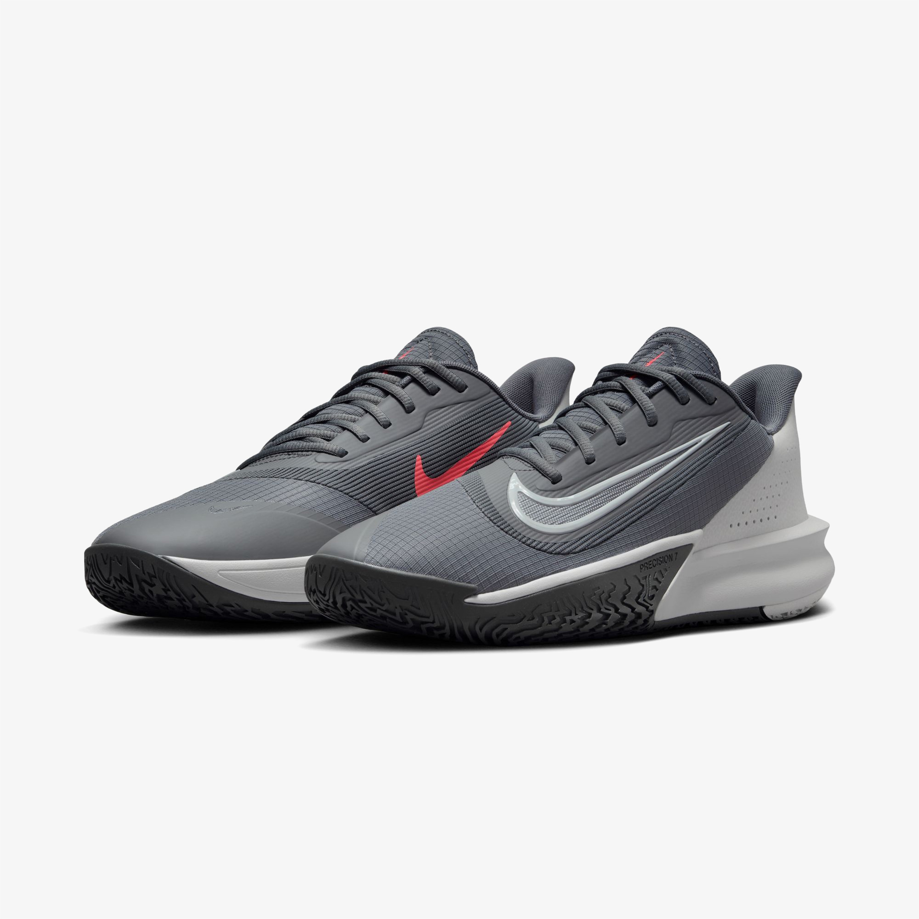 Nike Precision 7 Erkek Gri Basketbol Ayakkabısı