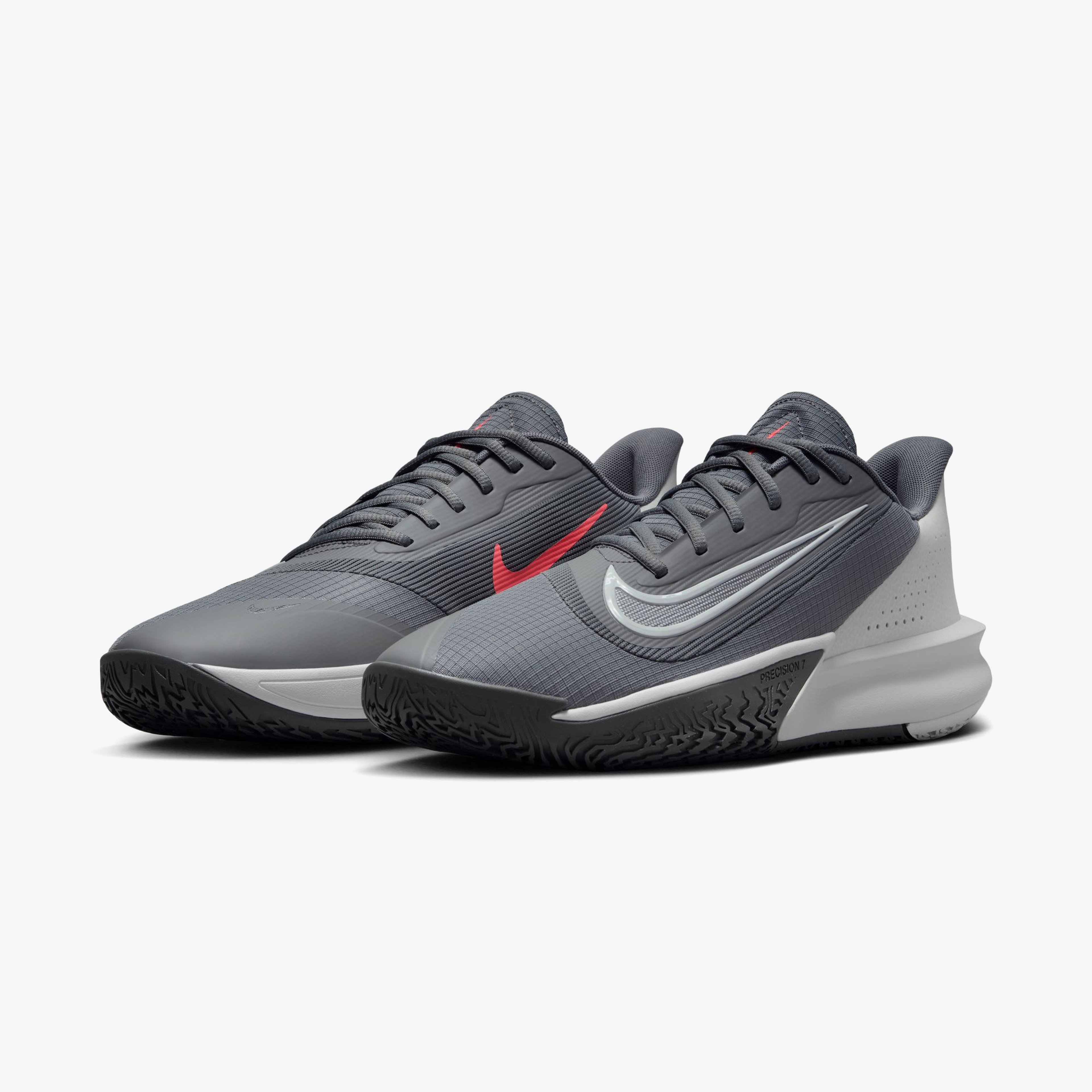 Nike Precision 7 Erkek Gri Basketbol Ayakkabısı