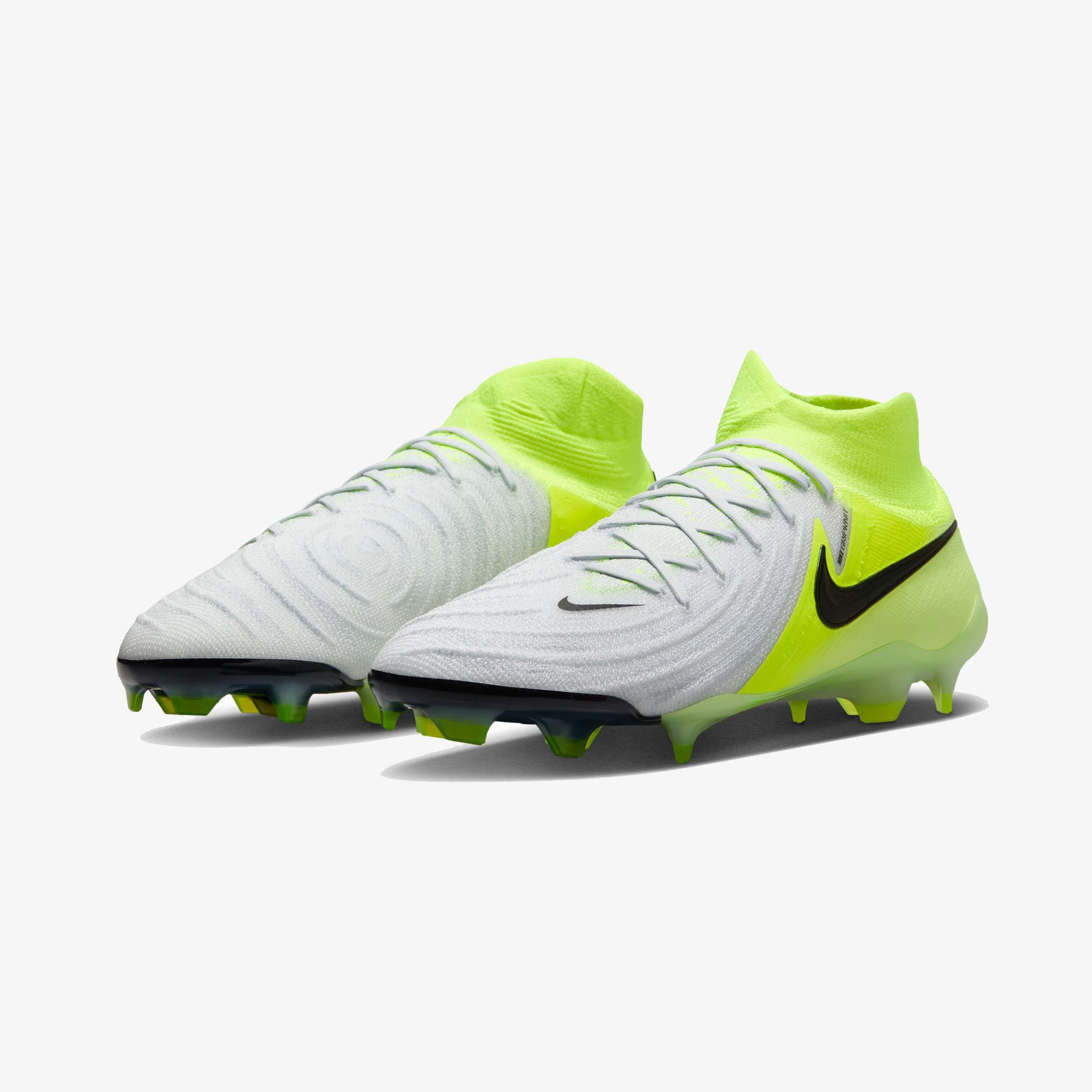 Nike Phantom Luna II Elite Fg Erkek Beyaz Bilekli Çim Saha Kramponu