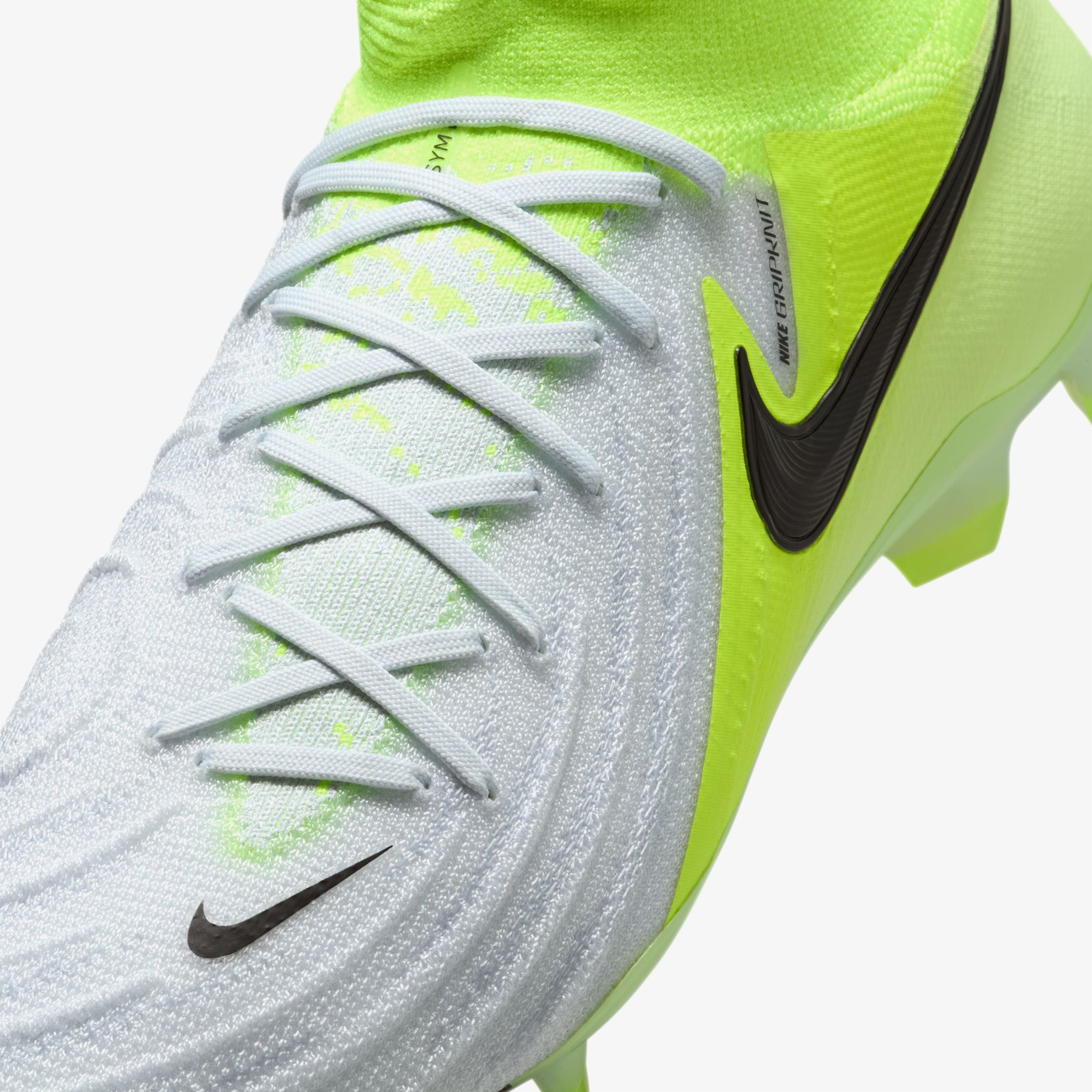 Nike Phantom Luna II Elite Fg Erkek Beyaz Bilekli Çim Saha Kramponu