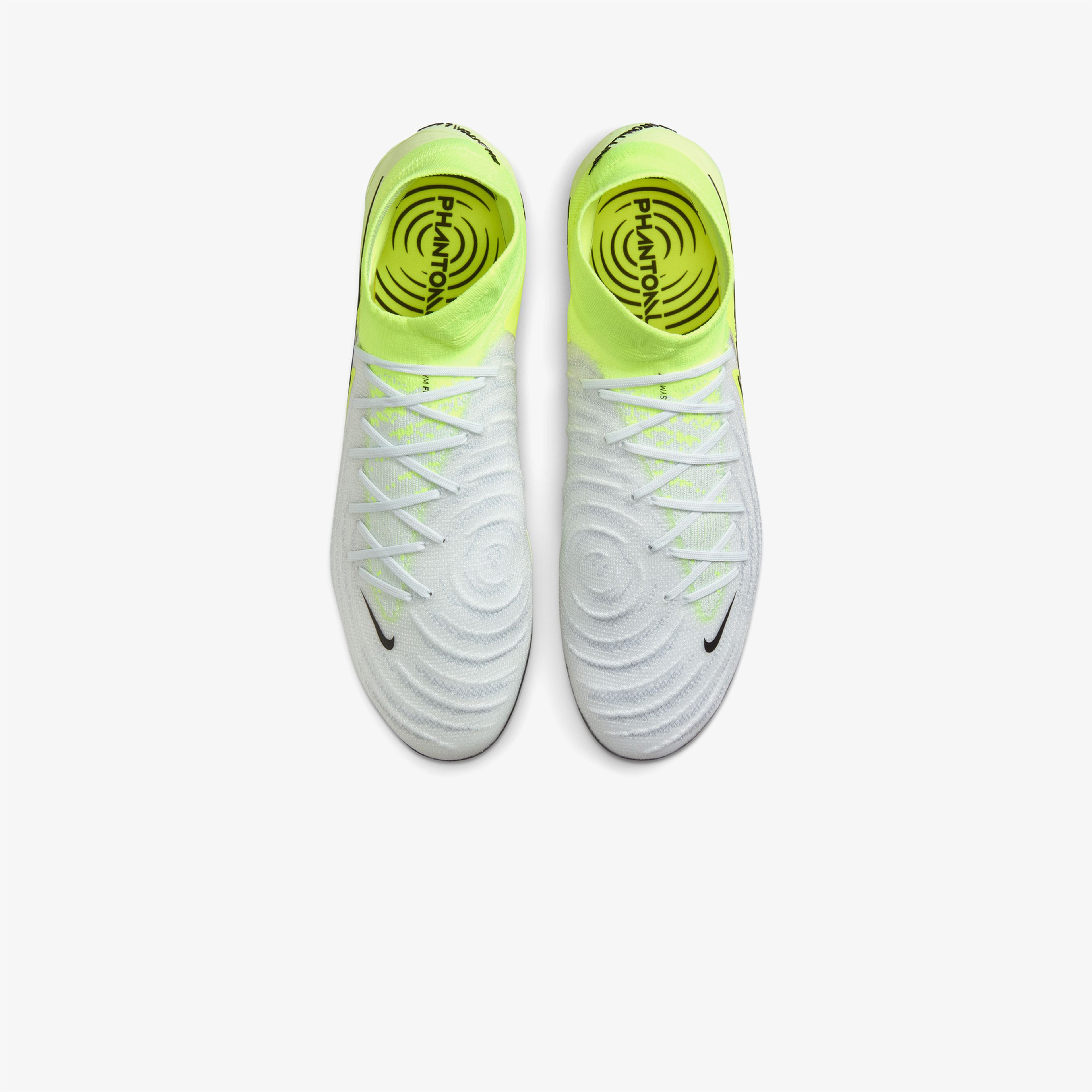 Nike Phantom Luna II Elite Fg Erkek Beyaz Bilekli Çim Saha Kramponu