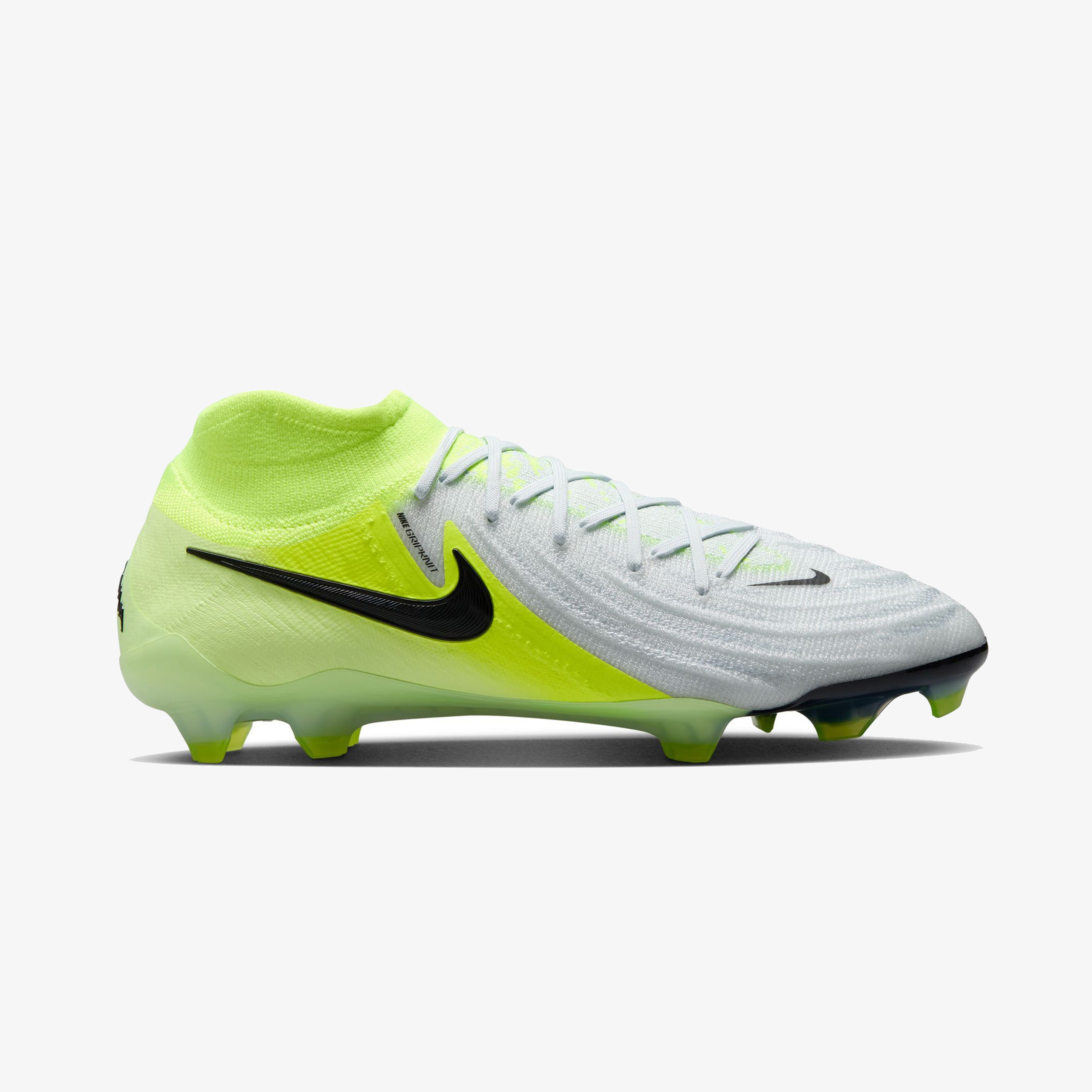 Nike Phantom Luna II Elite Fg Erkek Beyaz Bilekli Çim Saha Kramponu