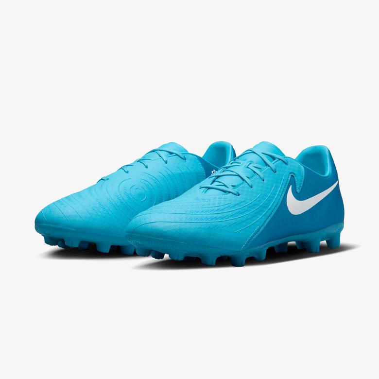 Nike Phantom GX 2 Academy Fg Erkek Mavi Çim Saha Kramponu