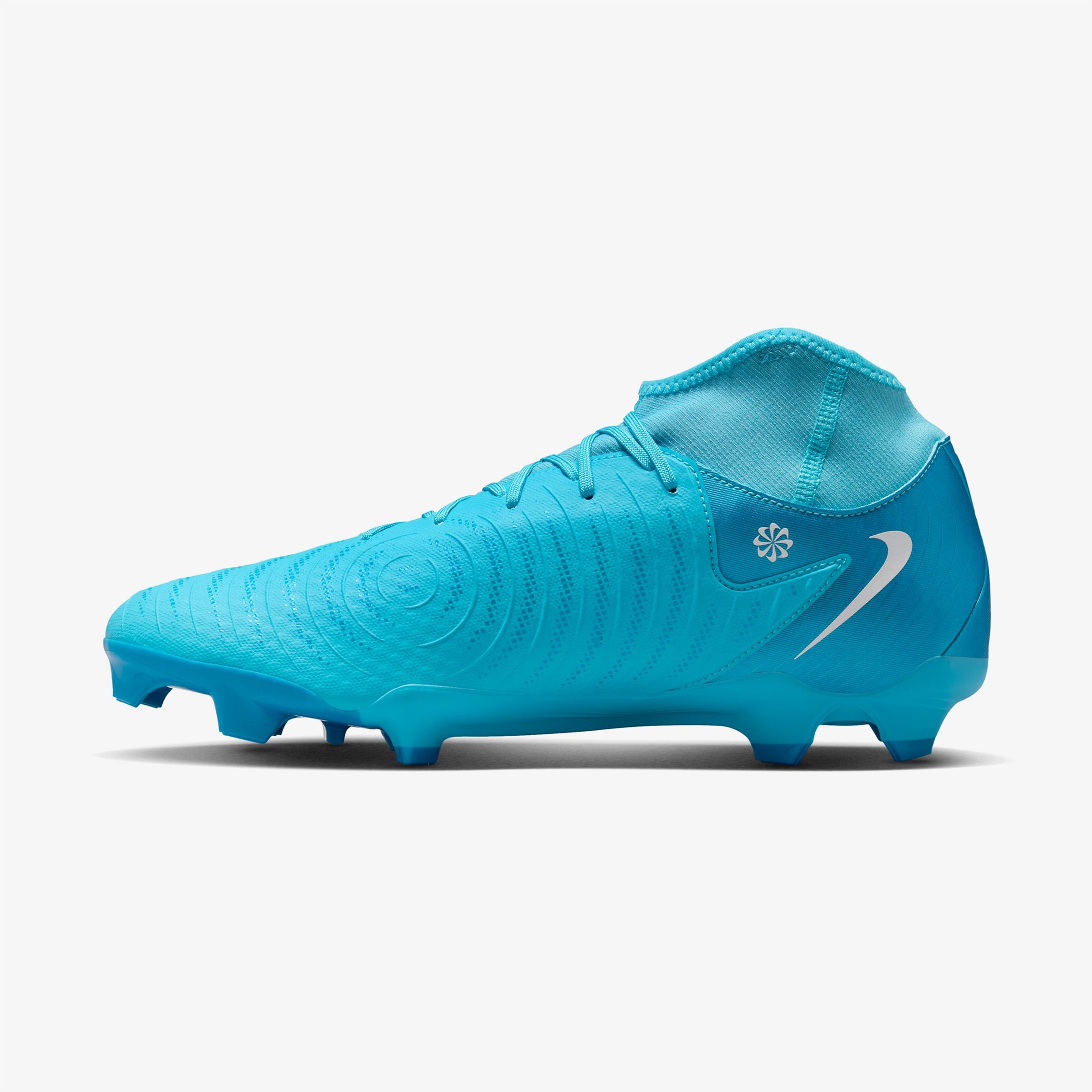 Nike Phantom Luna II Erkek Mavi Bilekli Çim Saha Kramponu