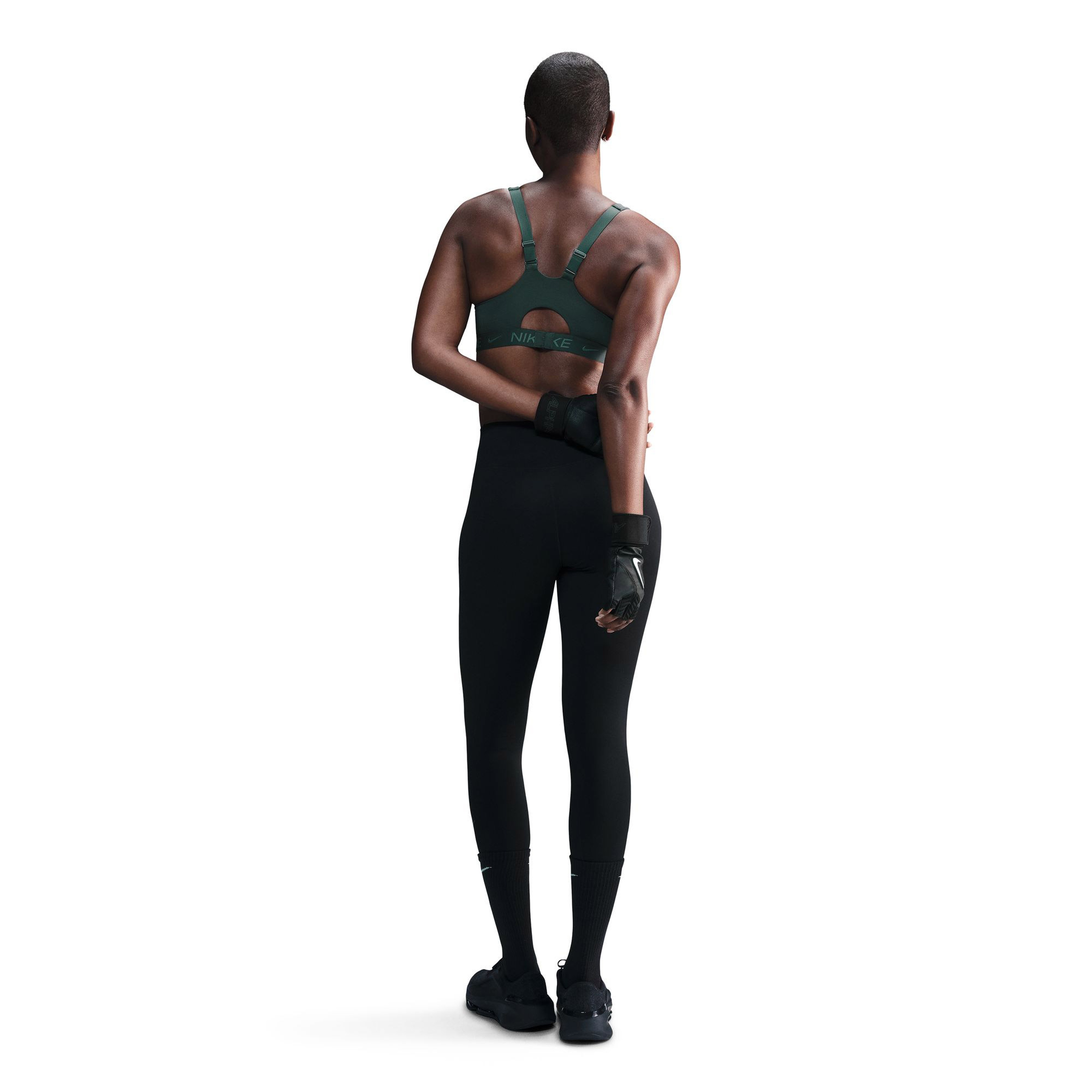 Nike Indy High Support Kadın Yeşil Antrenman Bra