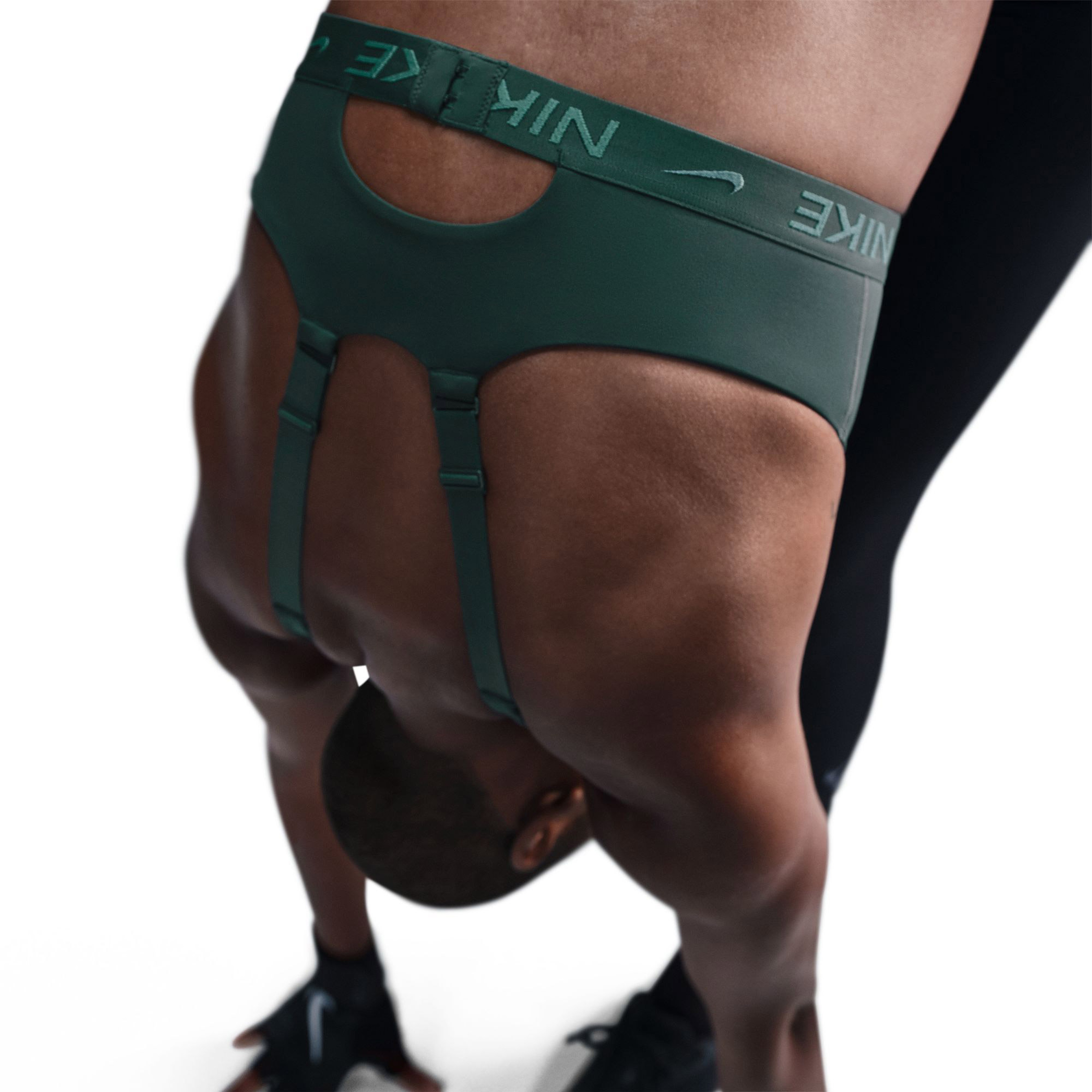Nike Indy High Support Kadın Yeşil Antrenman Bra