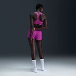 Nike Swoosh Medium Support Kadın Mor Antrenman Bra