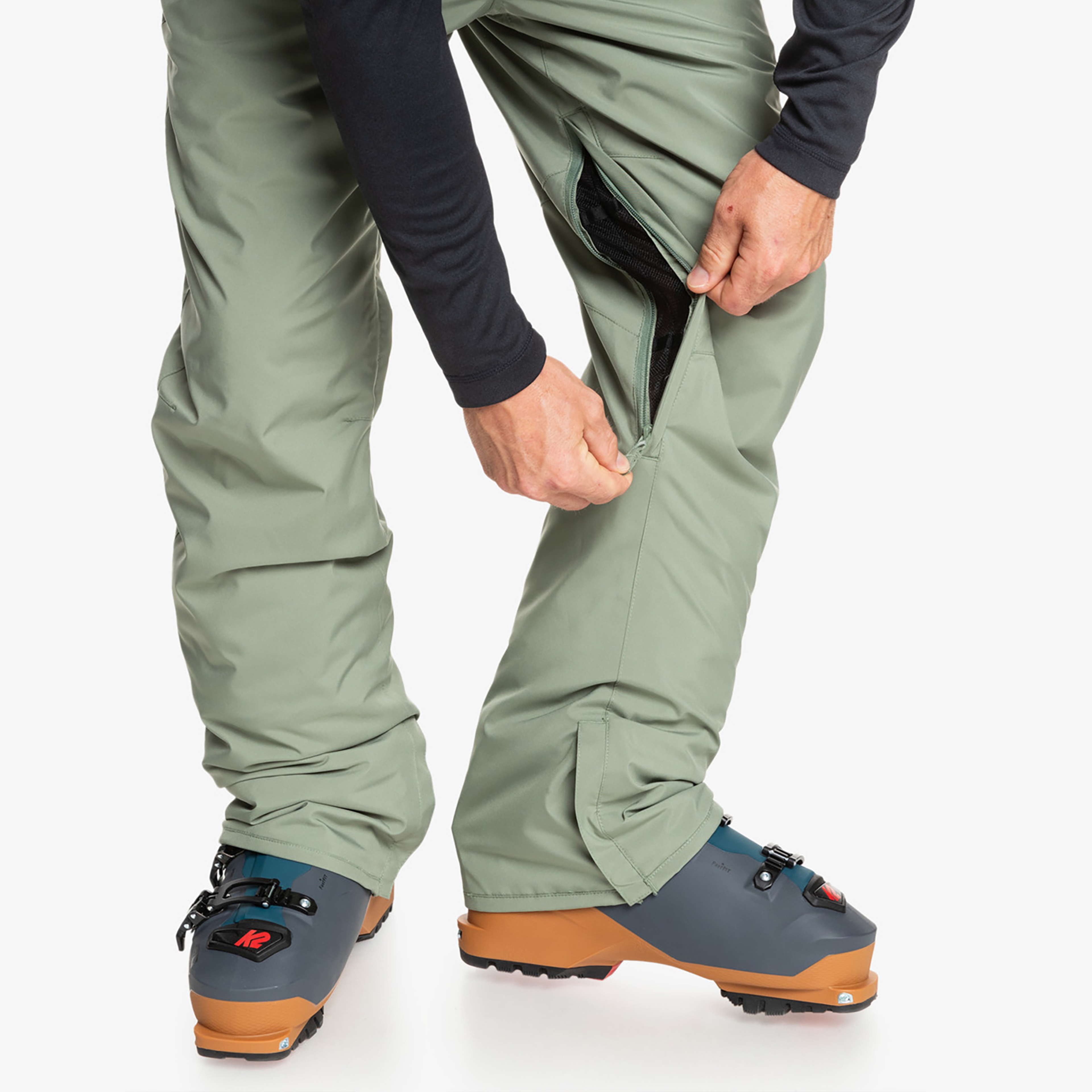 Quiksilver Estate Erkek Yeşil Kayak Pantolonu